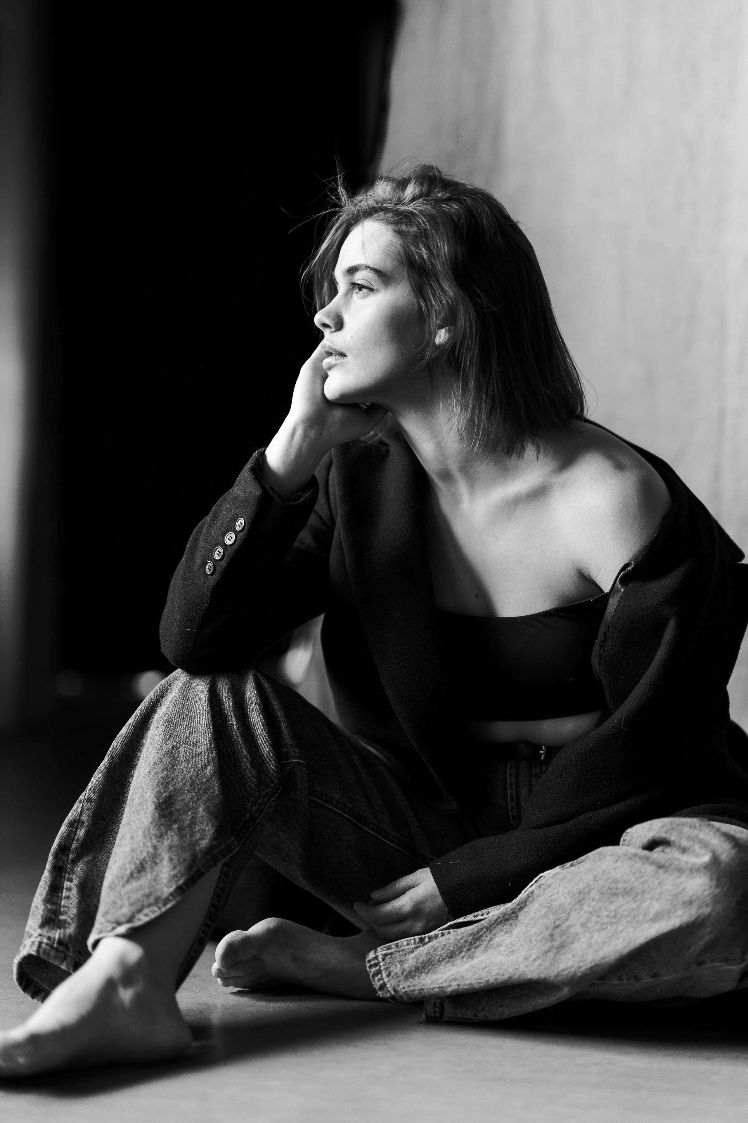 Женский портрет 35+. Женский портретный фотограф 35+ Воронеж. Добро пожаловать в магию ЧБ портрета