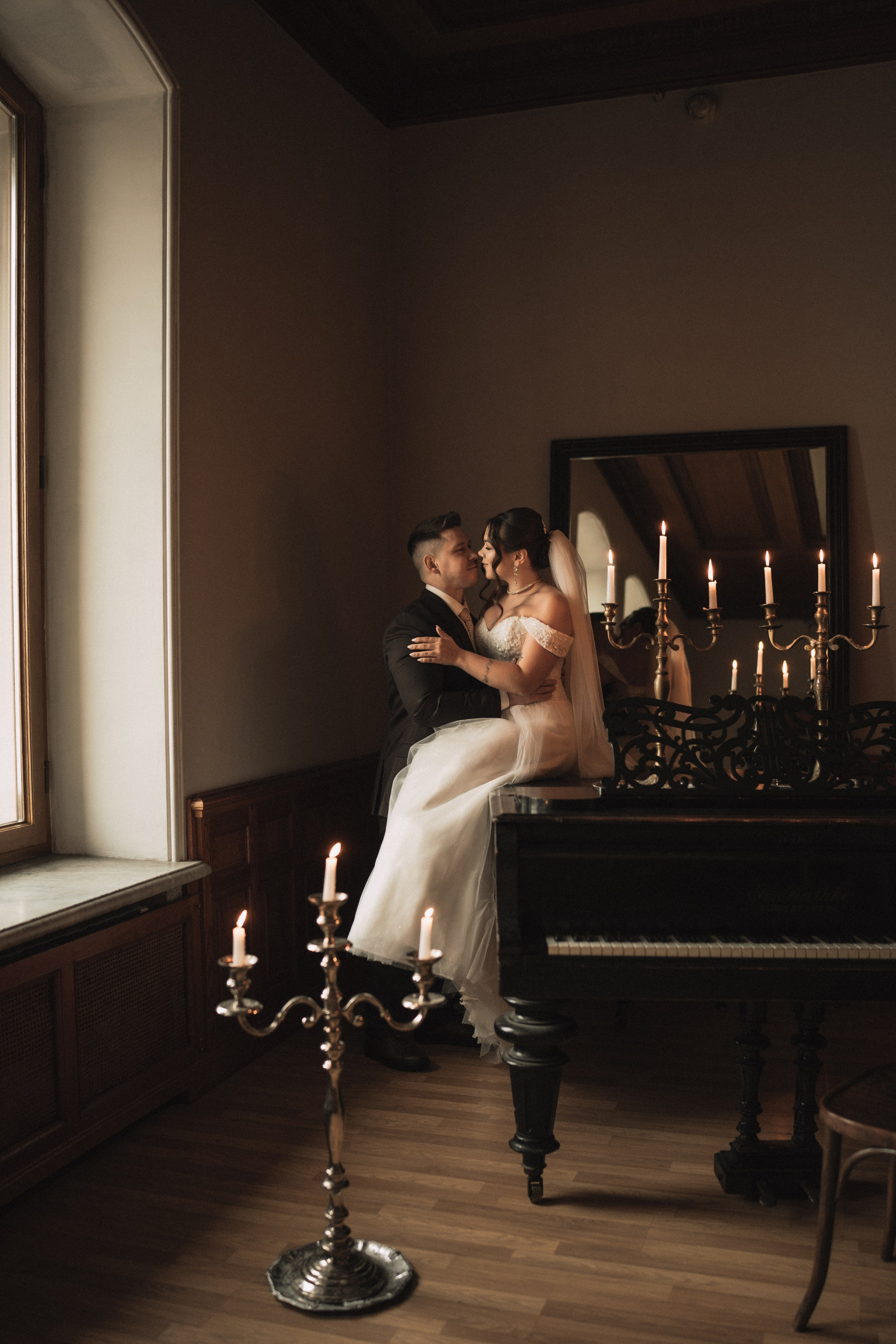 Свадебная фотосессия в студии. Федосова Елизавета. Свадебный фотограф в СПб.