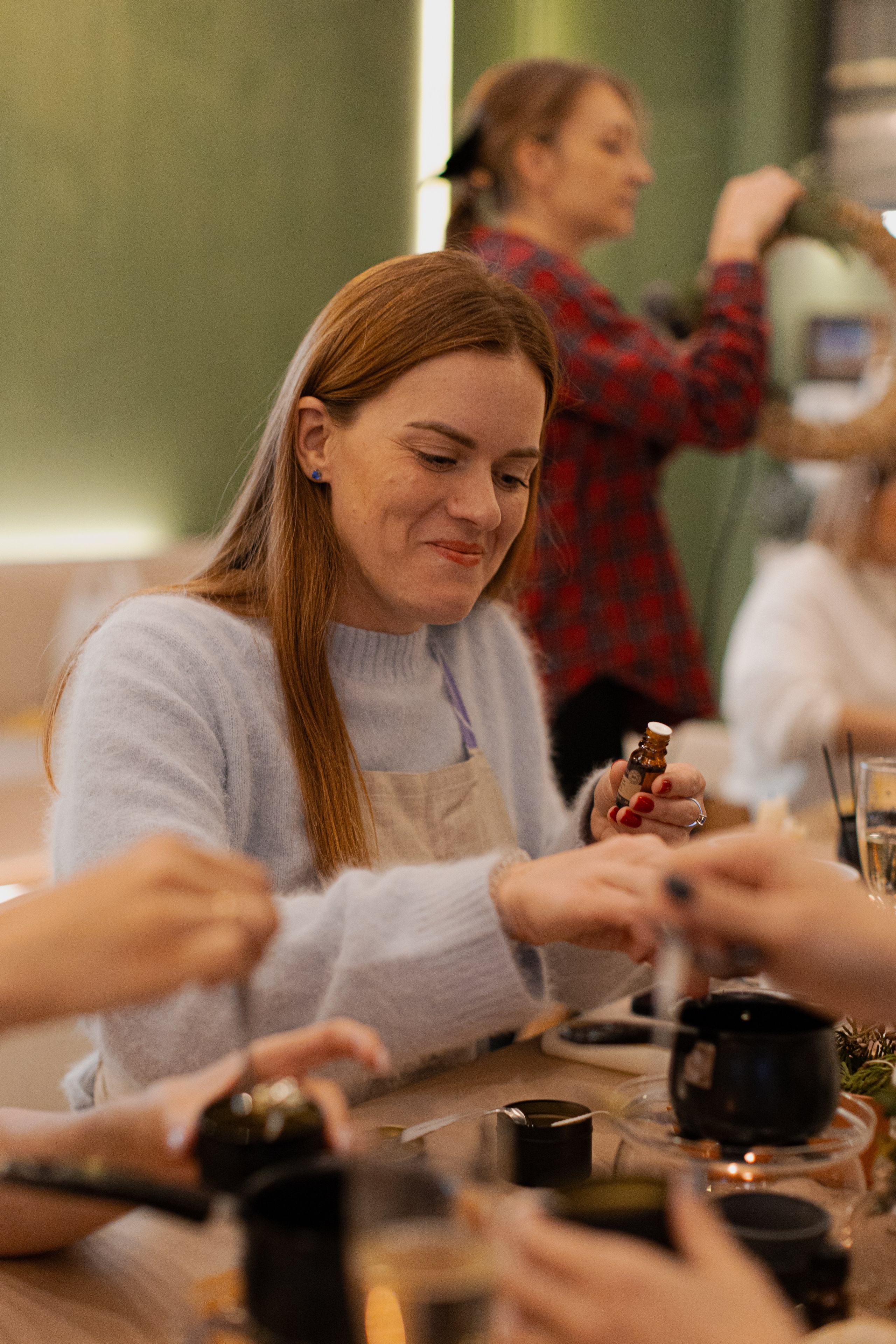 Мк свечи и венок (новогодний корпоратив). Анастасия Ракчеева Художник