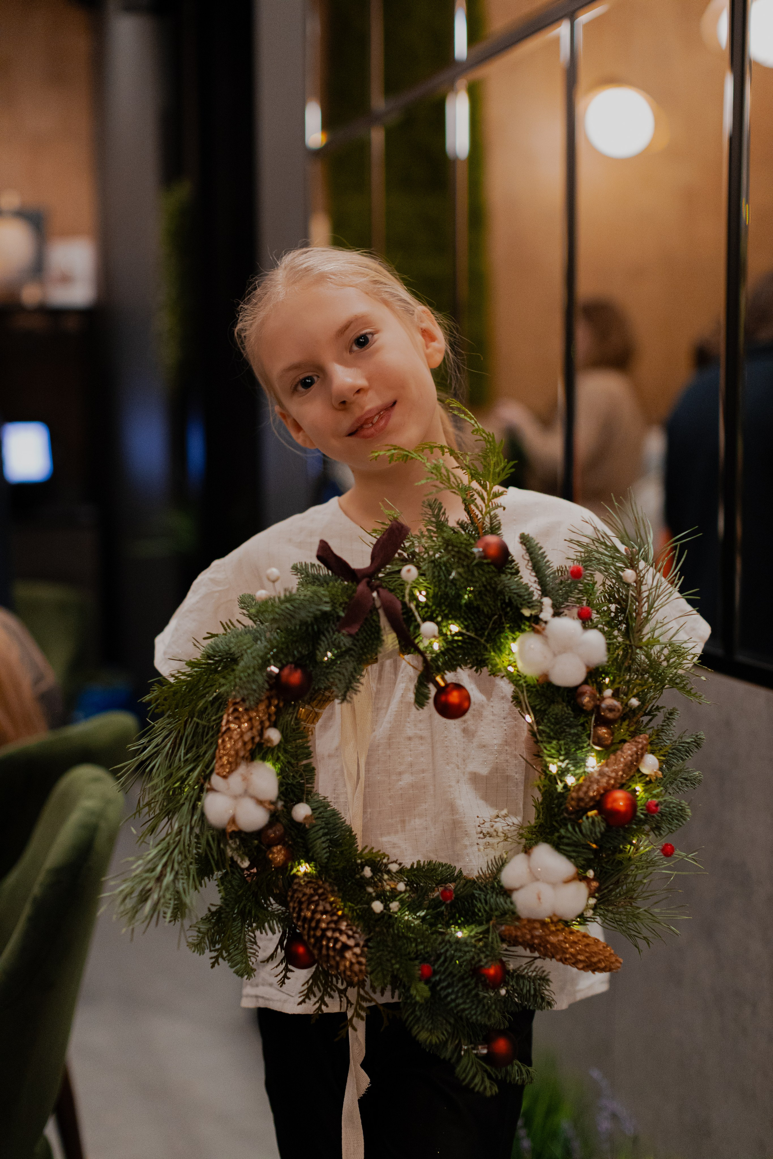 Мк Новогодний Венок. Анастасия Ракчеева Художник
