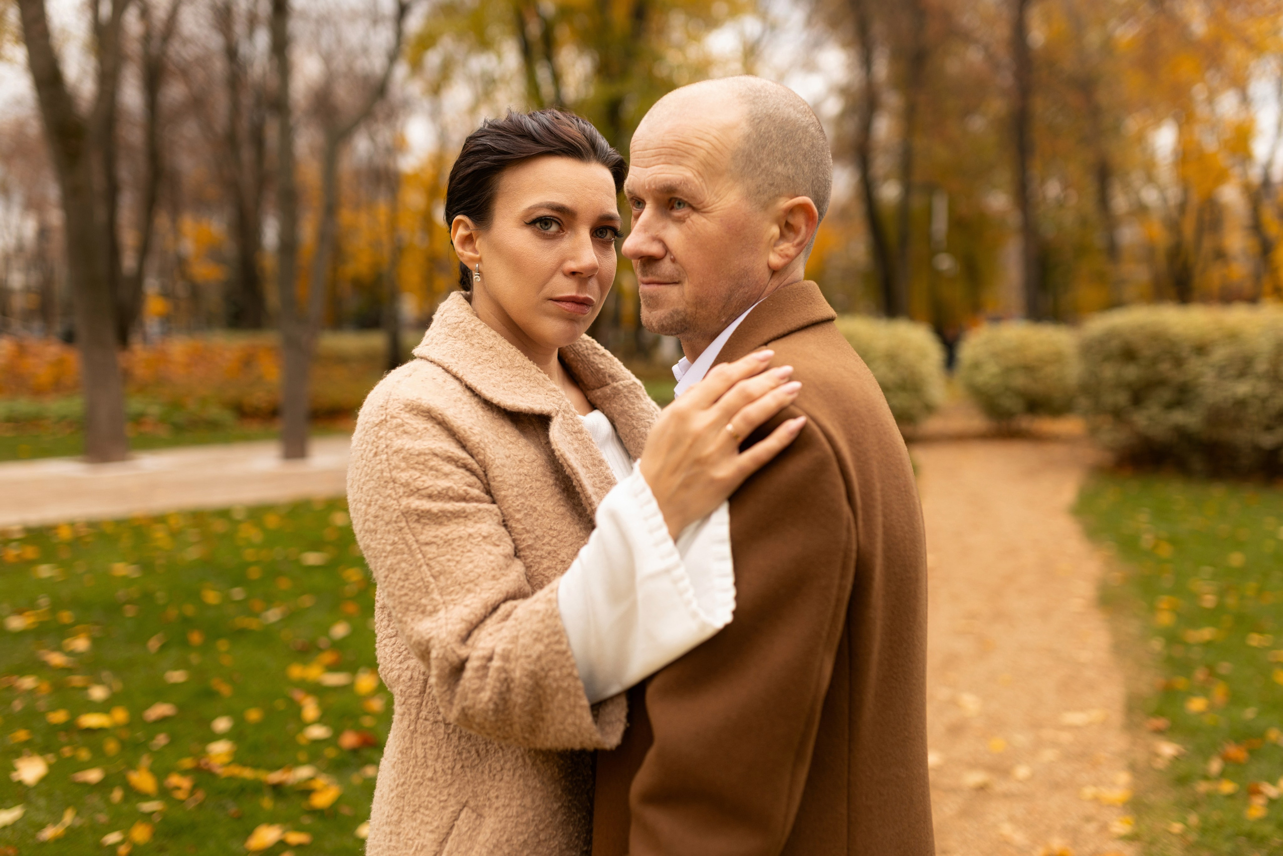Алексей и Евгения. Свадебная прогулка в позднем октябре. Дмитрий Шульгин, портретный фотограф в Воронеже