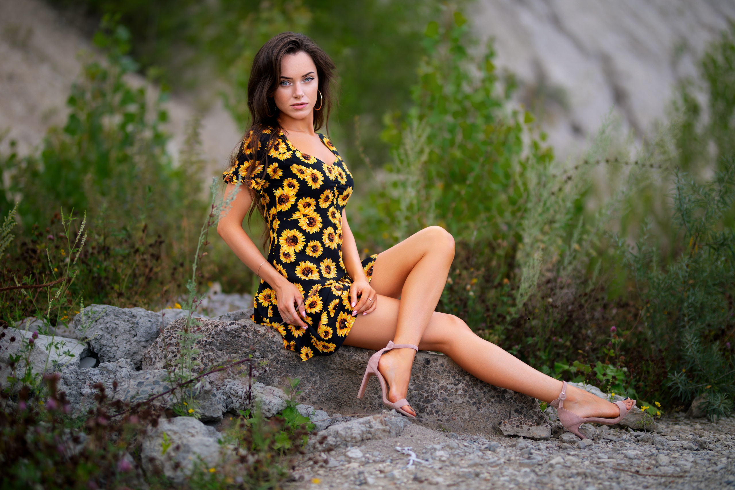 Летняя съемка с Екатериной на природе в парке Белый Колодец в формате для «себя»