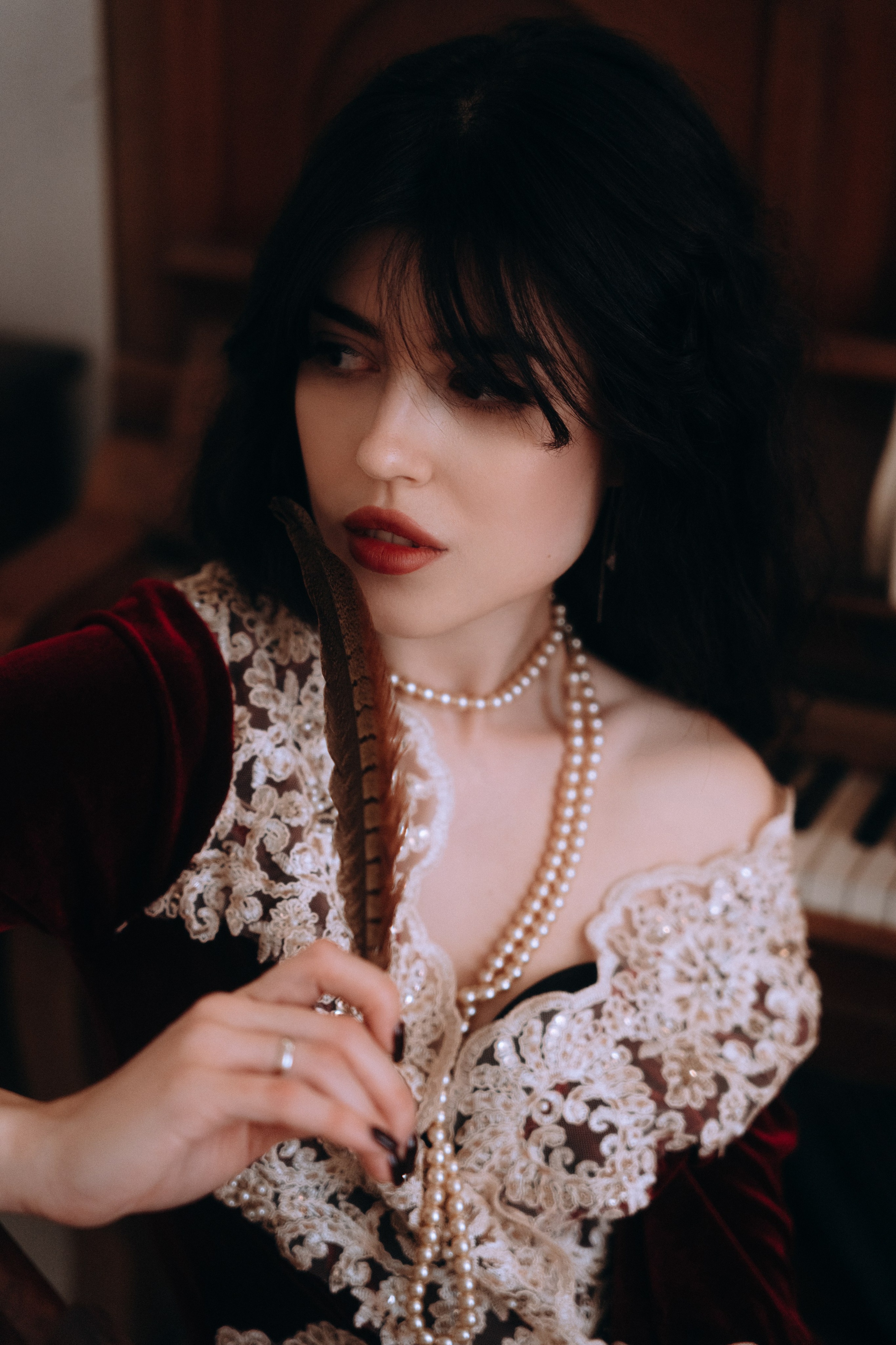 Готическая фотосессия в фотостудии. Портретный свадебный фотограф Крым | Евгения Щитенко