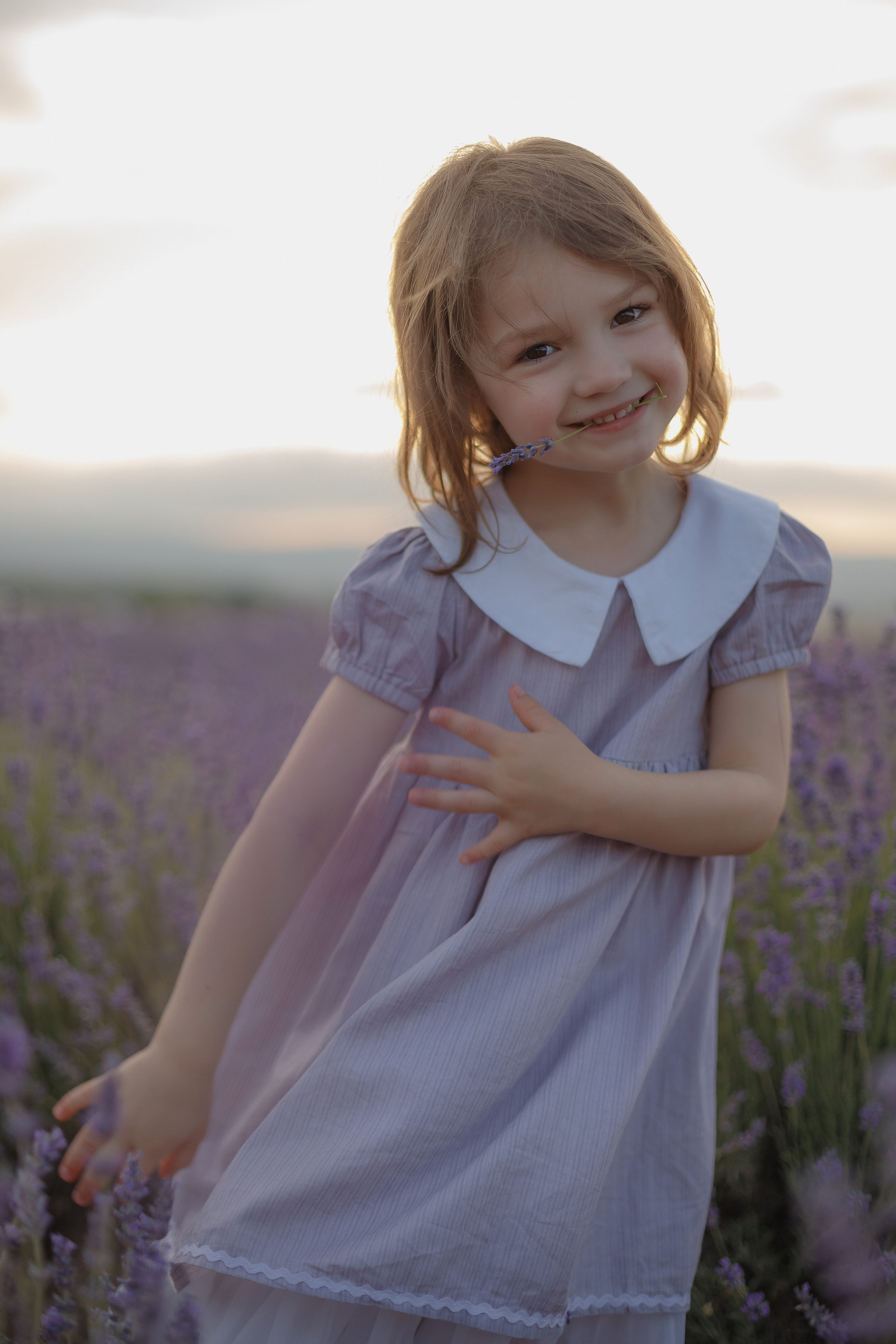 Прогулка на лавандовом поле. Семейный и детский фотограф в Крыму Екатерина Швец