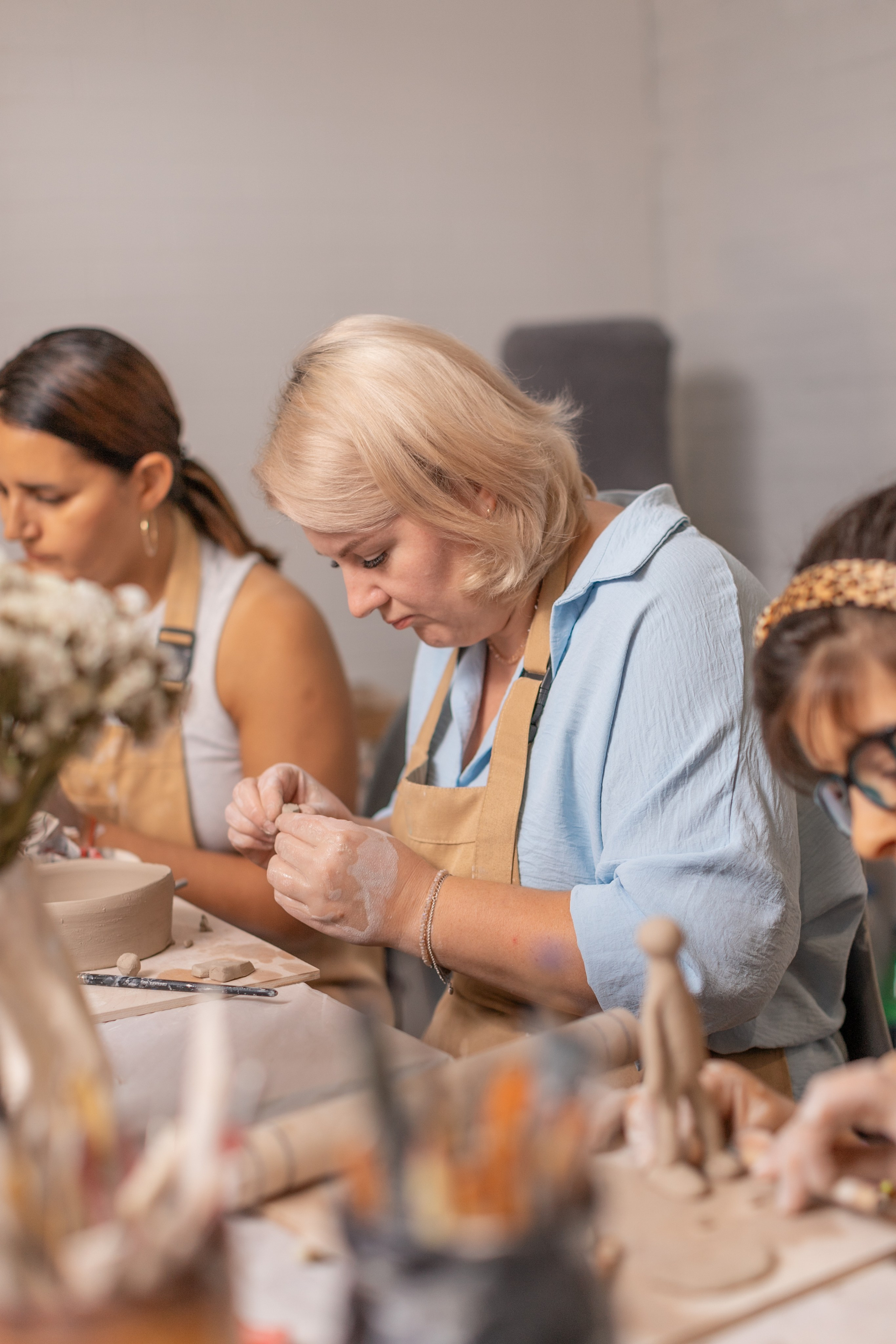 Гончарный МК Ирина и Юлия. Семейный и детский newborn фотограф в Ростове-на-Дону Наталья Лебедева