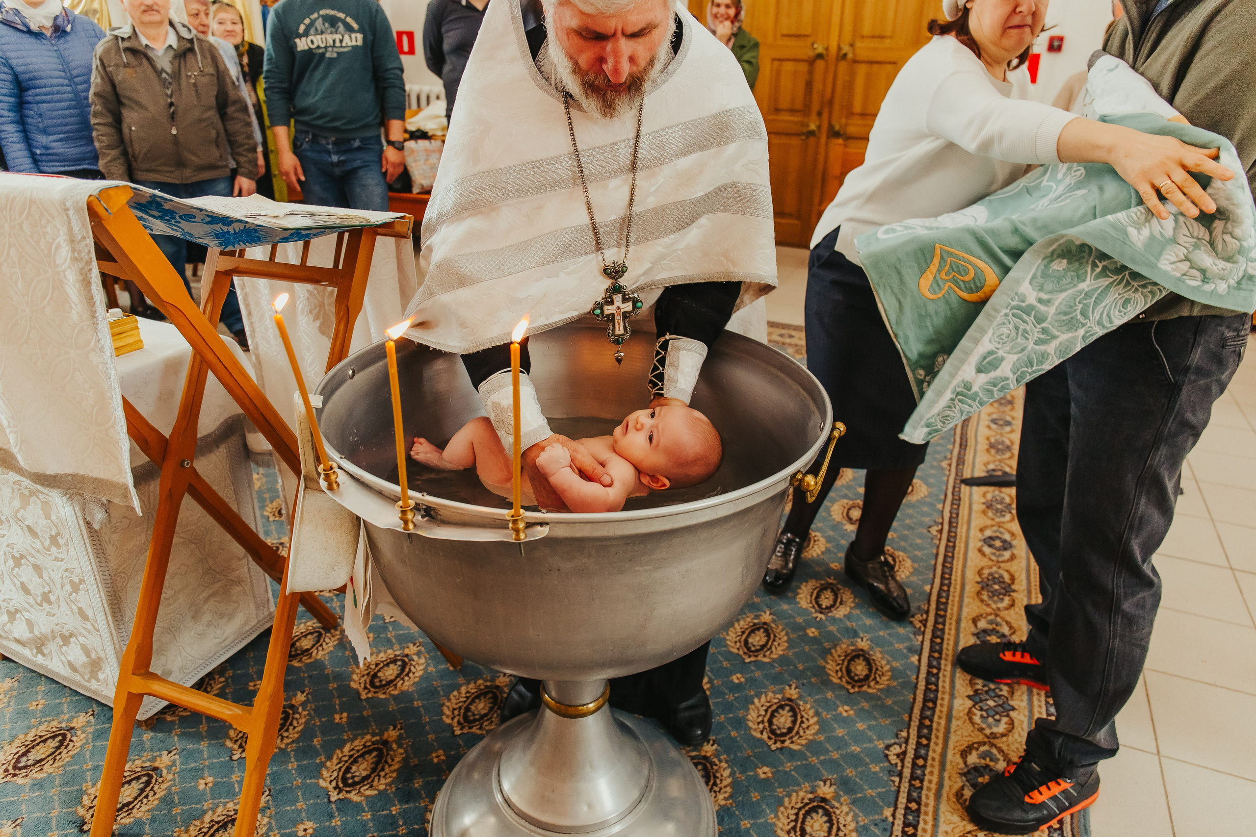 Фотосъемка крещения ребенка. Фотограф новорожденных и детский в Сергиевом Посаде Кругликова Юлия