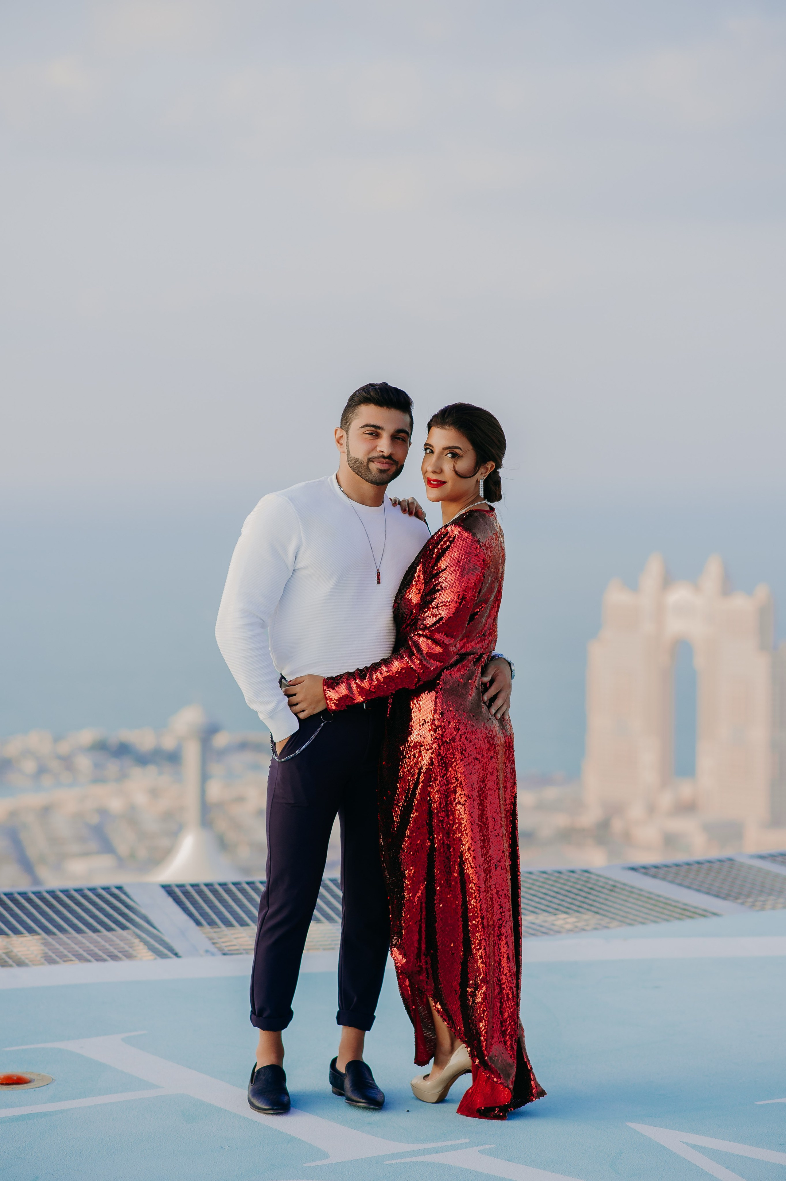 Love Story на высоте (Абу Даби). Фотограф в Москве и Санкт-Петербурге Дарина