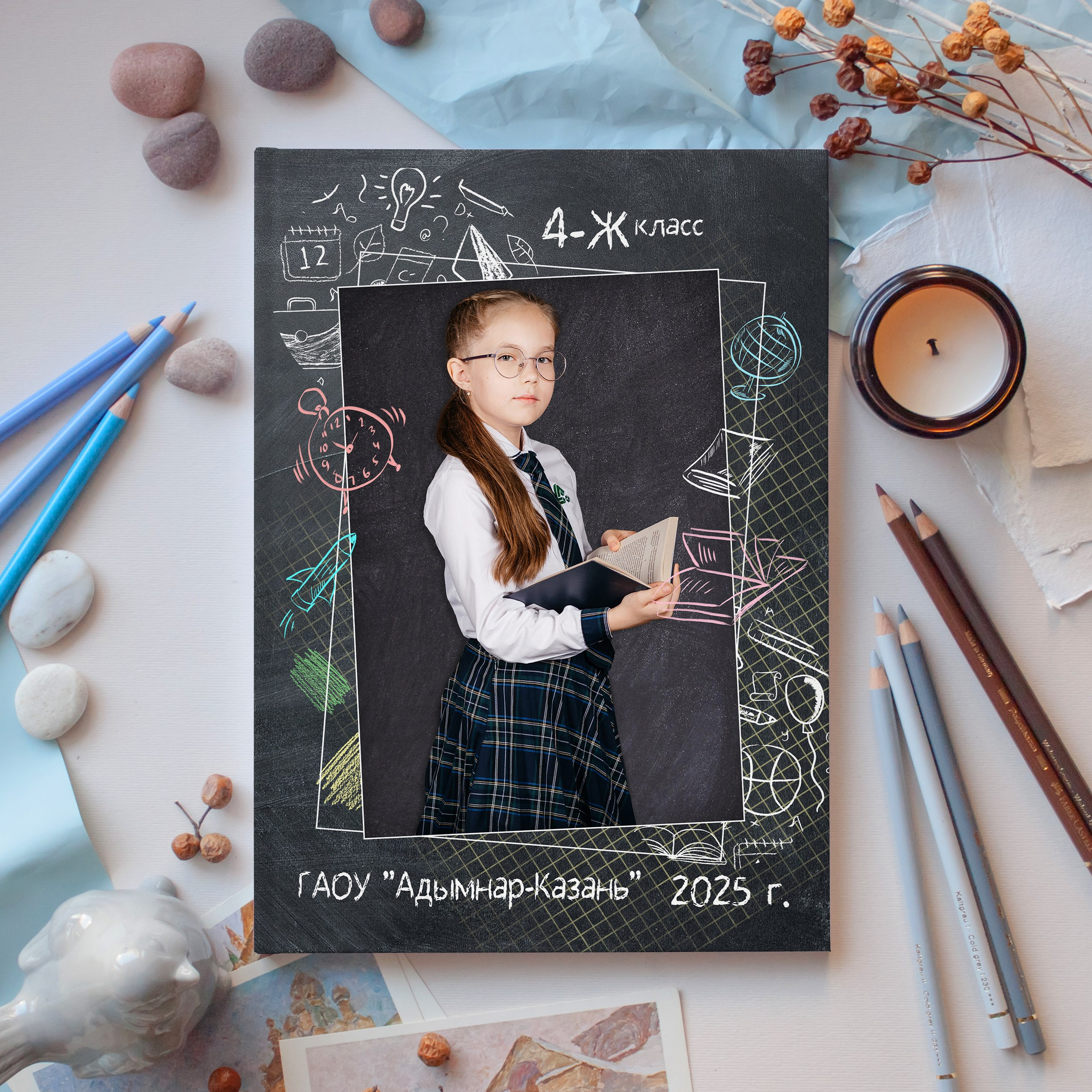 Альбомы для начальной школы. Выпускные фотоальбомы в Казани