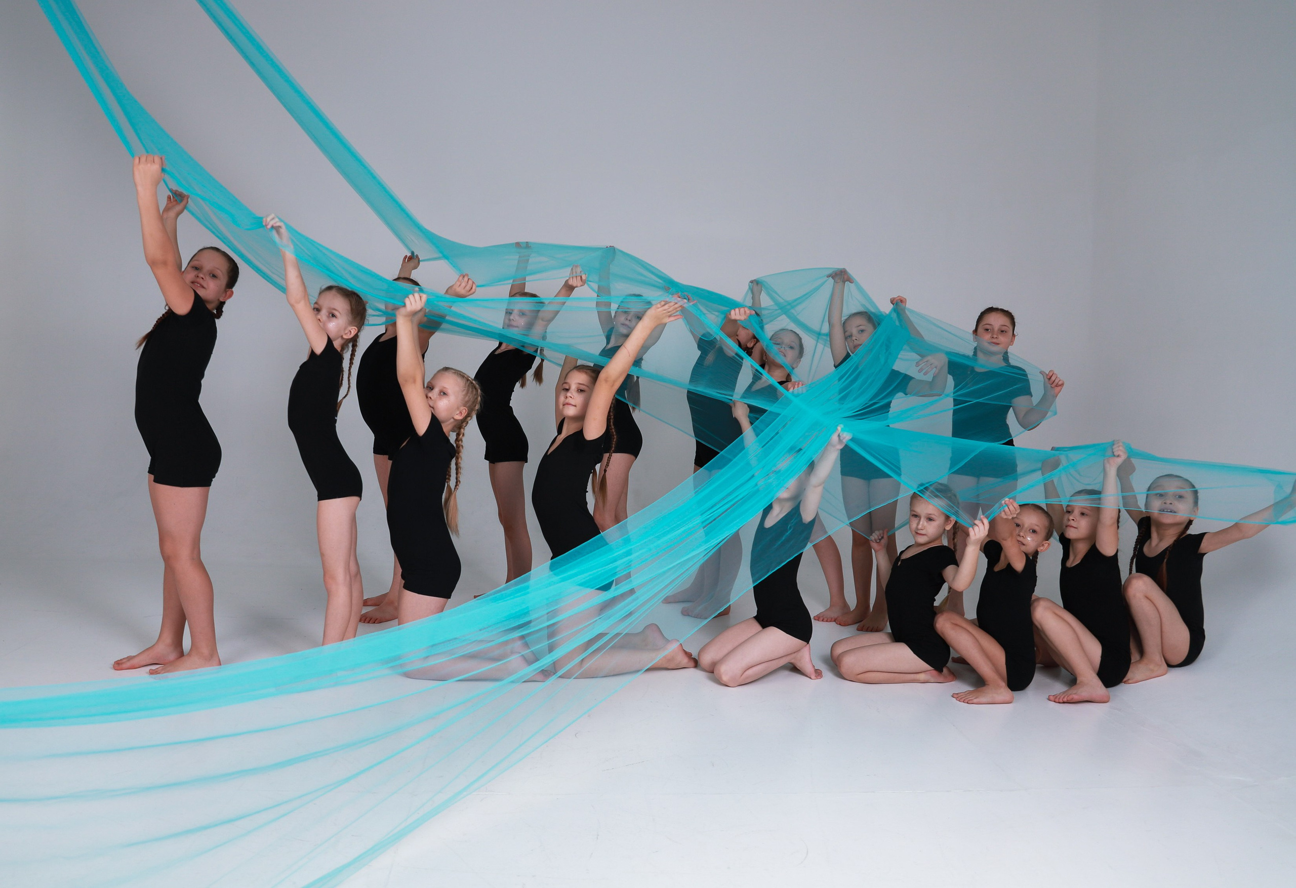 Сьемка на циклорамме. Фотограф Юлия Мальцева