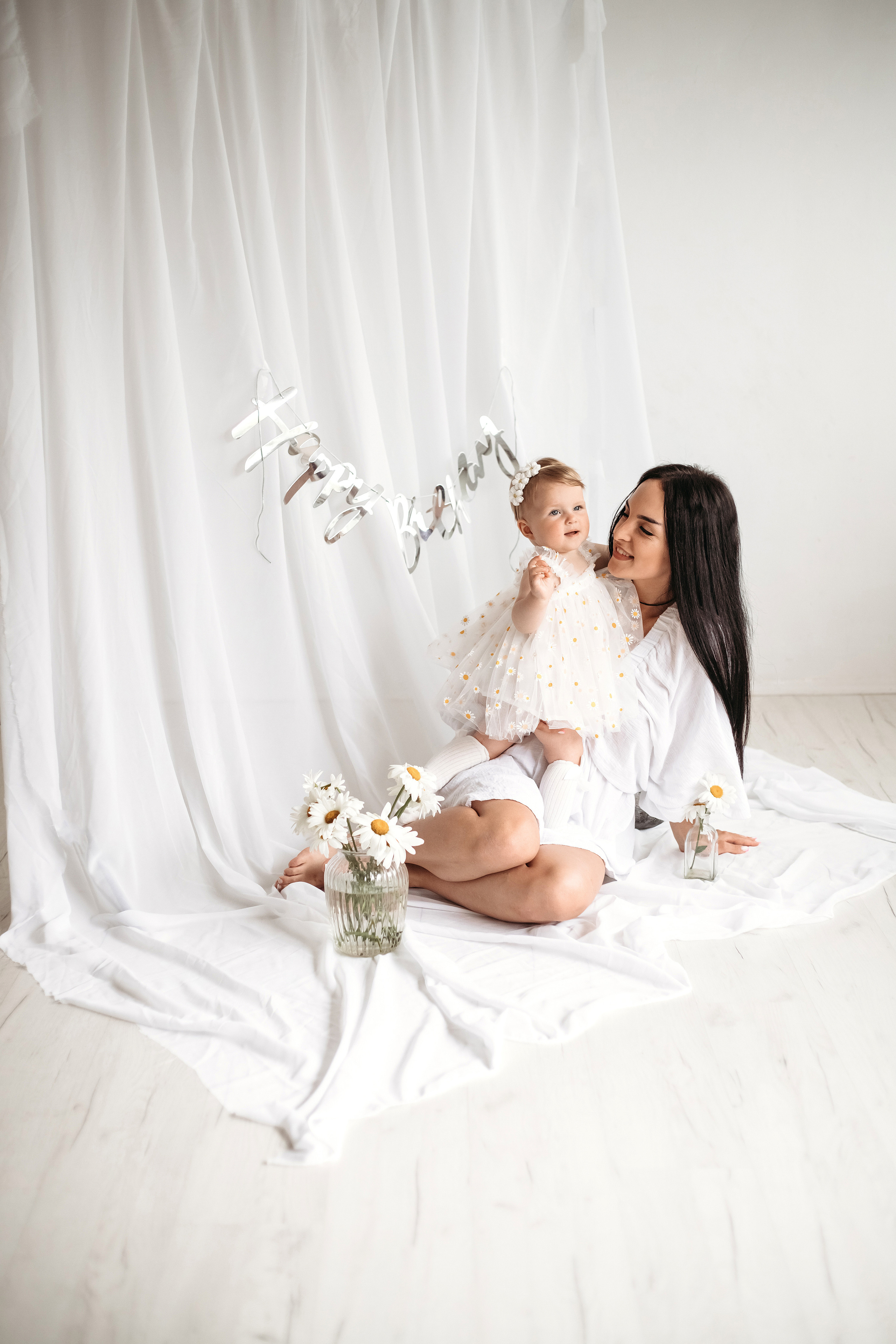 Ванная с ромашками. Семейный и детский фотограф Минск, Беларусь