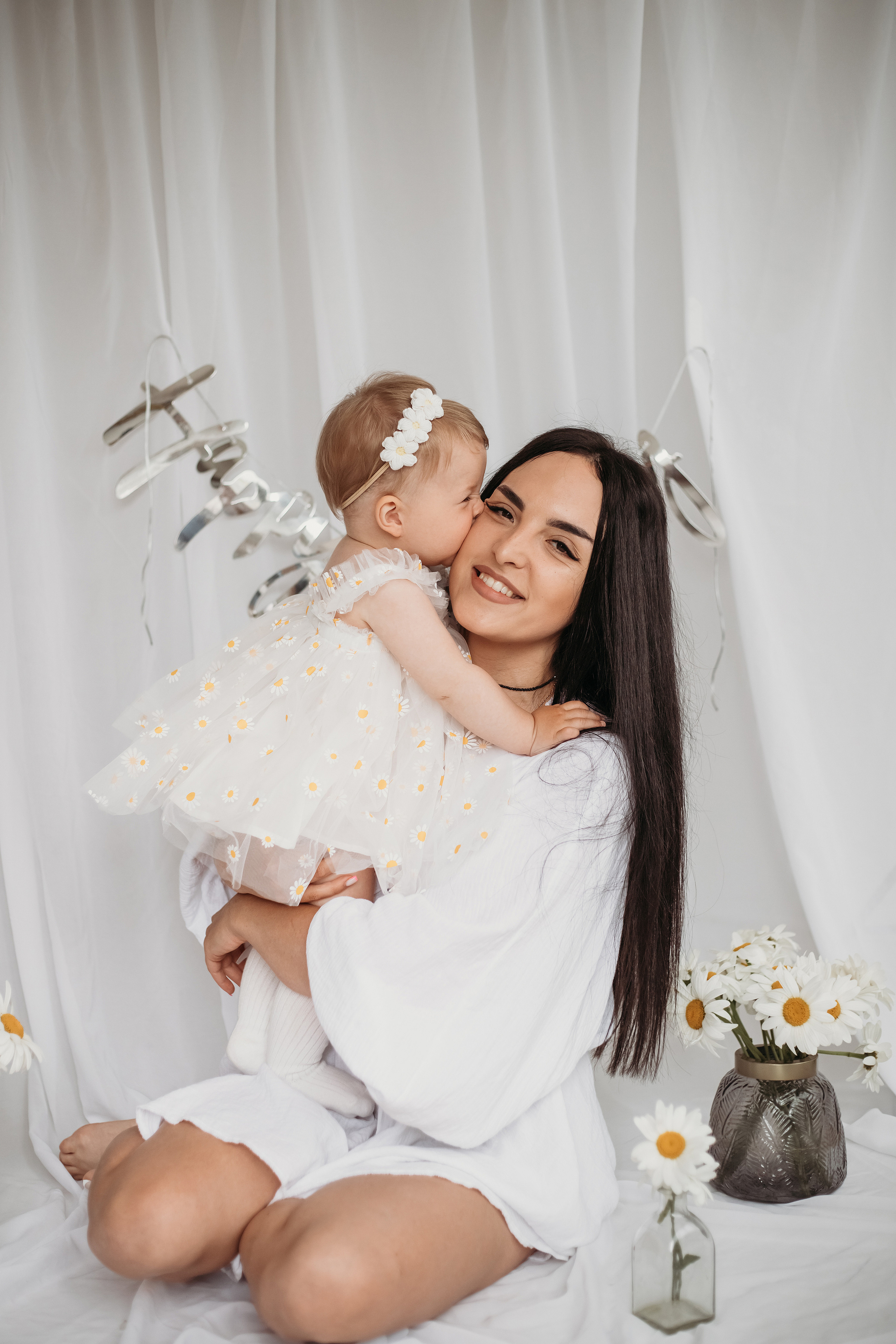 Ванная с ромашками. Семейный и детский фотограф Минск, Беларусь