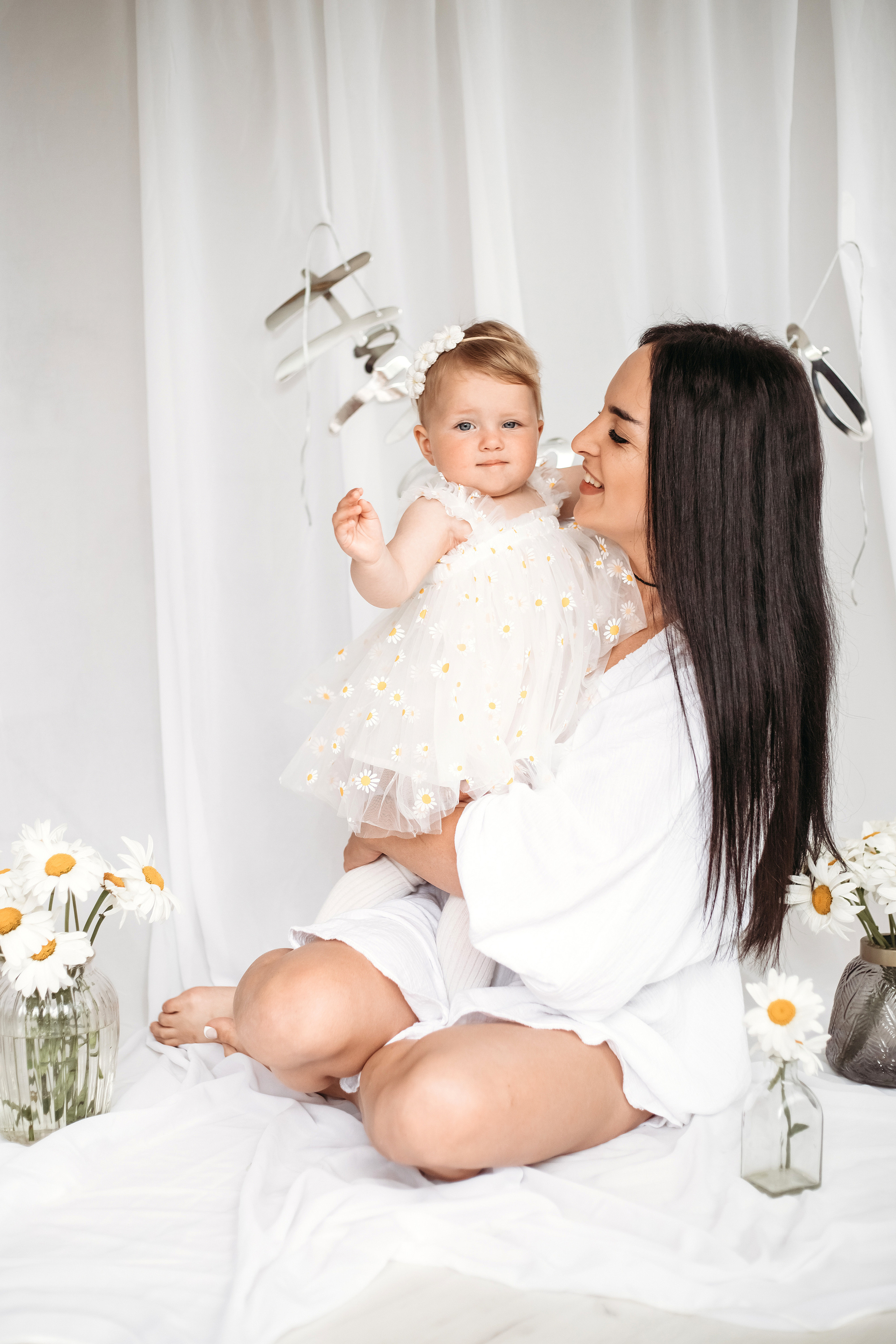 Ванная с ромашками. Семейный и детский фотограф Минск, Беларусь