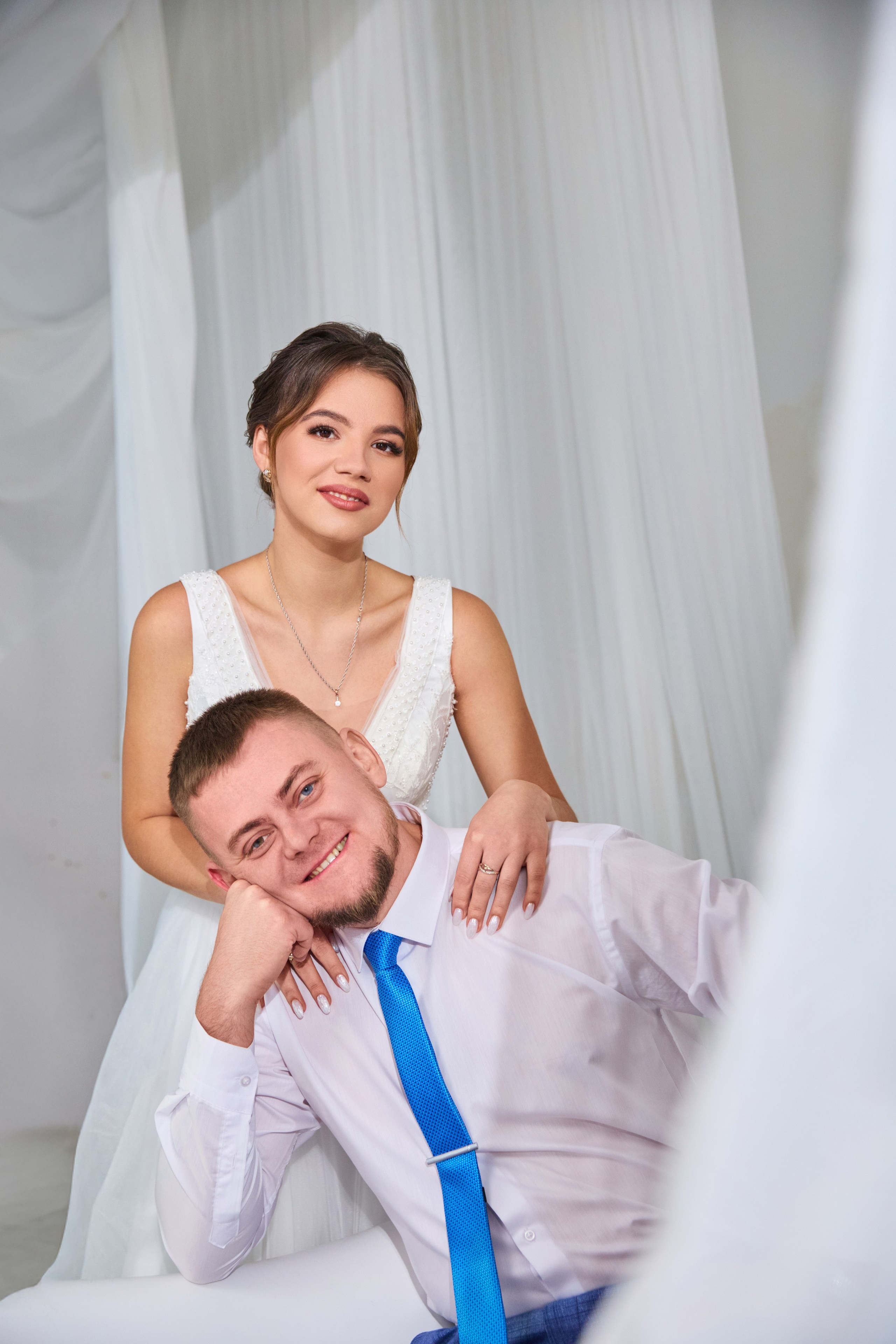 Свадебная студийная фотосессия