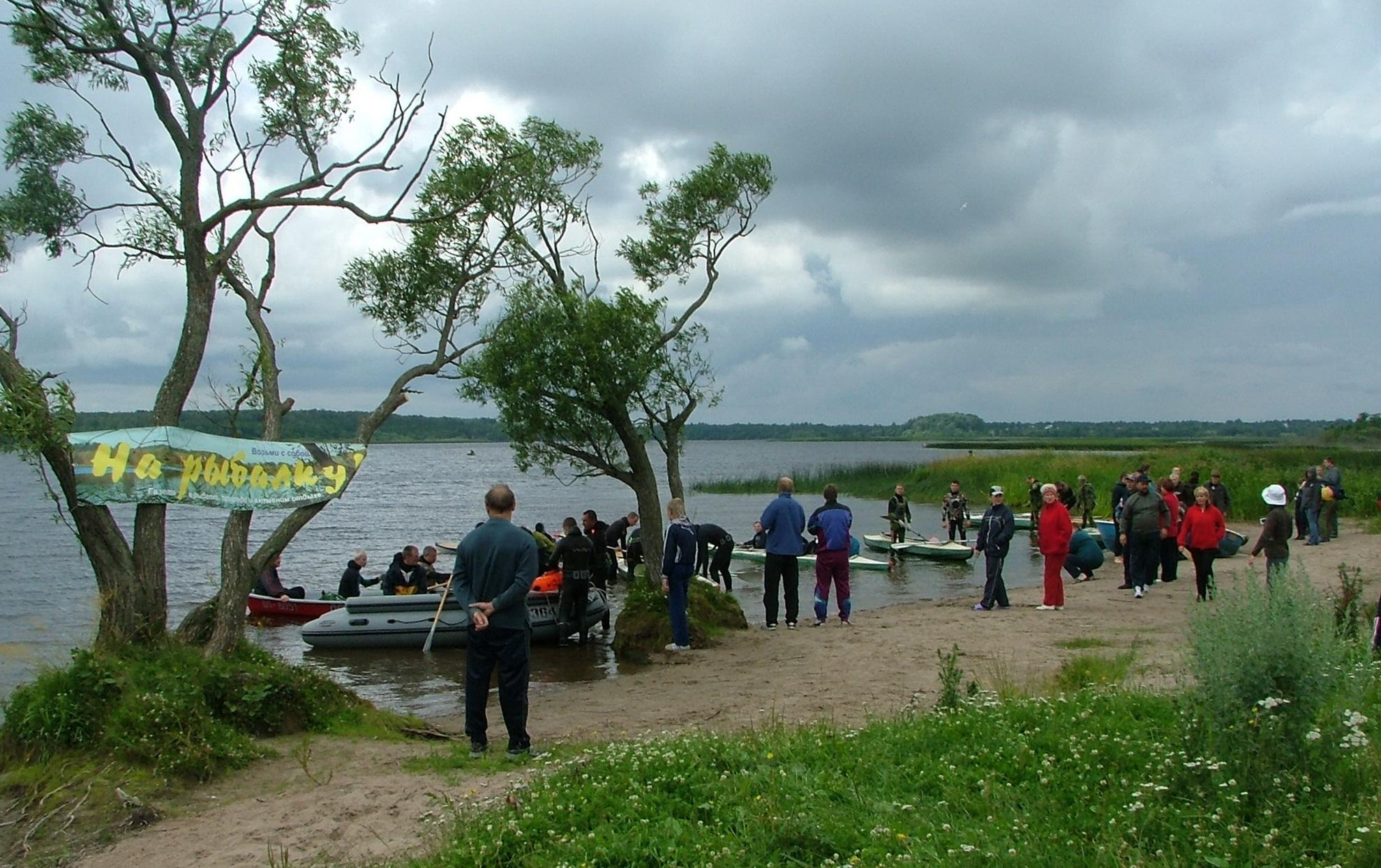 Оз. Селява, июль 2007. Дайвинг-клуб «Капитан Морган», Беларусь