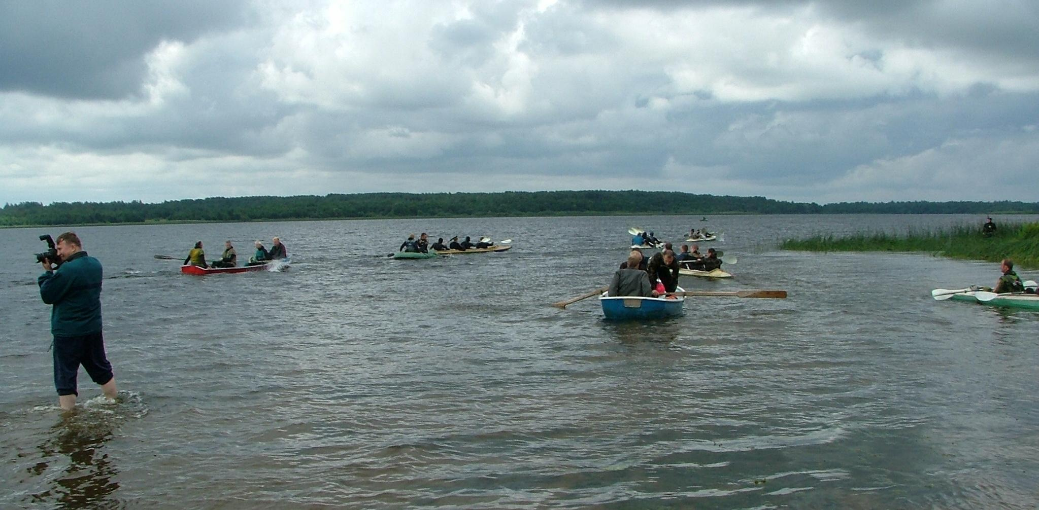 Оз. Селява, июль 2007. Дайвинг-клуб «Капитан Морган», Беларусь