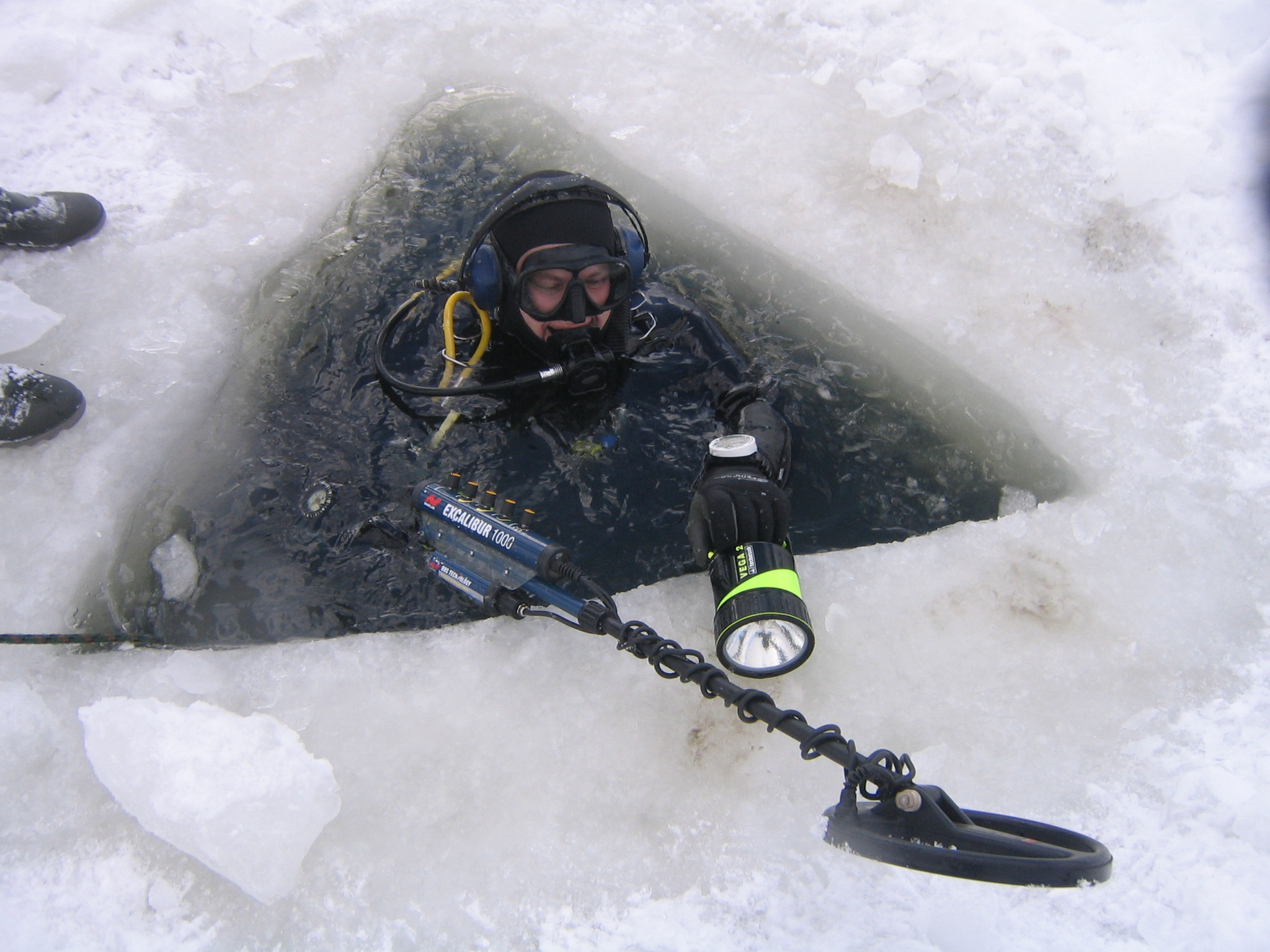 Подлёдные погружения. Дайвинг-клуб «Капитан Морган», Беларусь