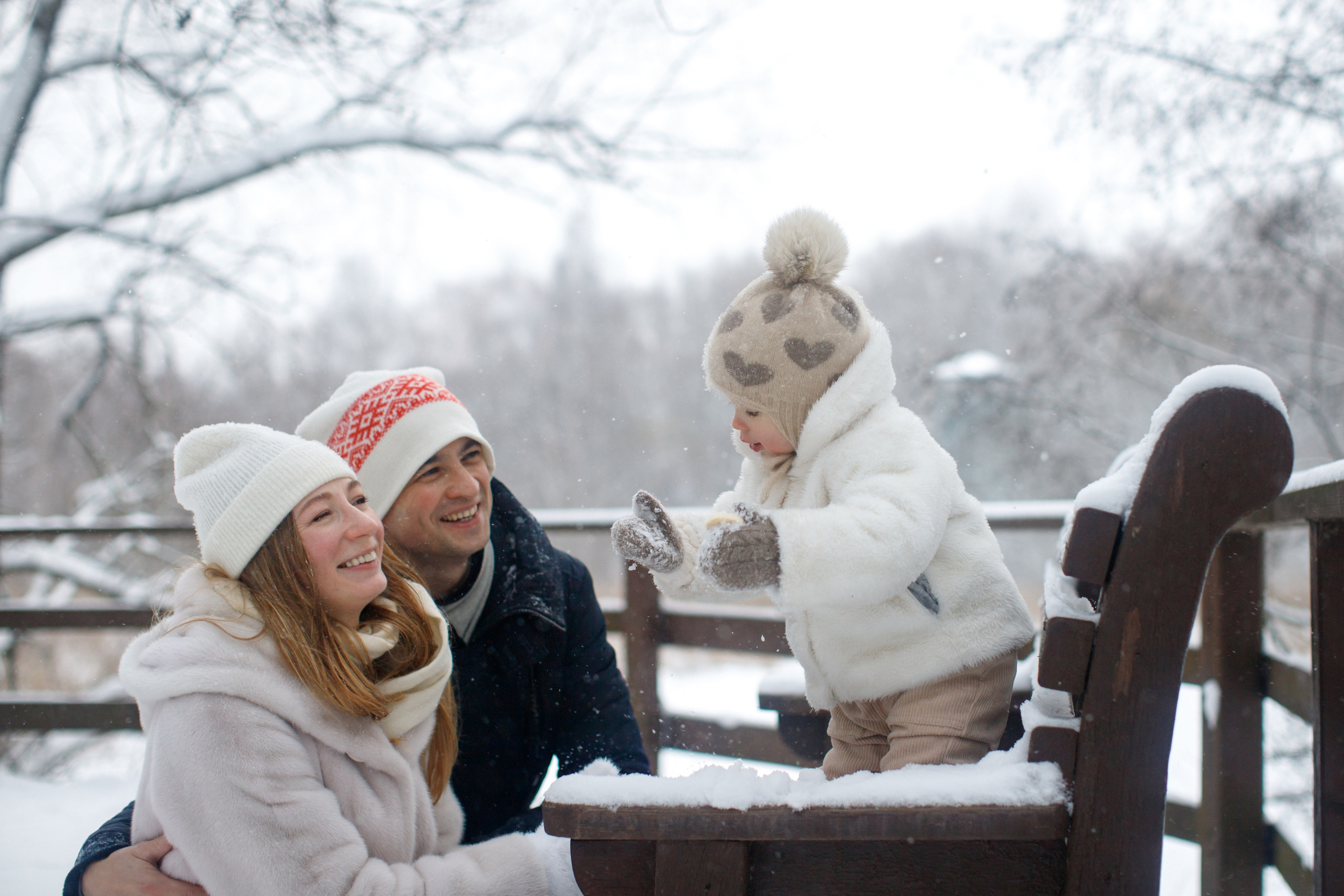 Зимние объятия. Детский и семейный фотограф Мария Киселёва. Москва