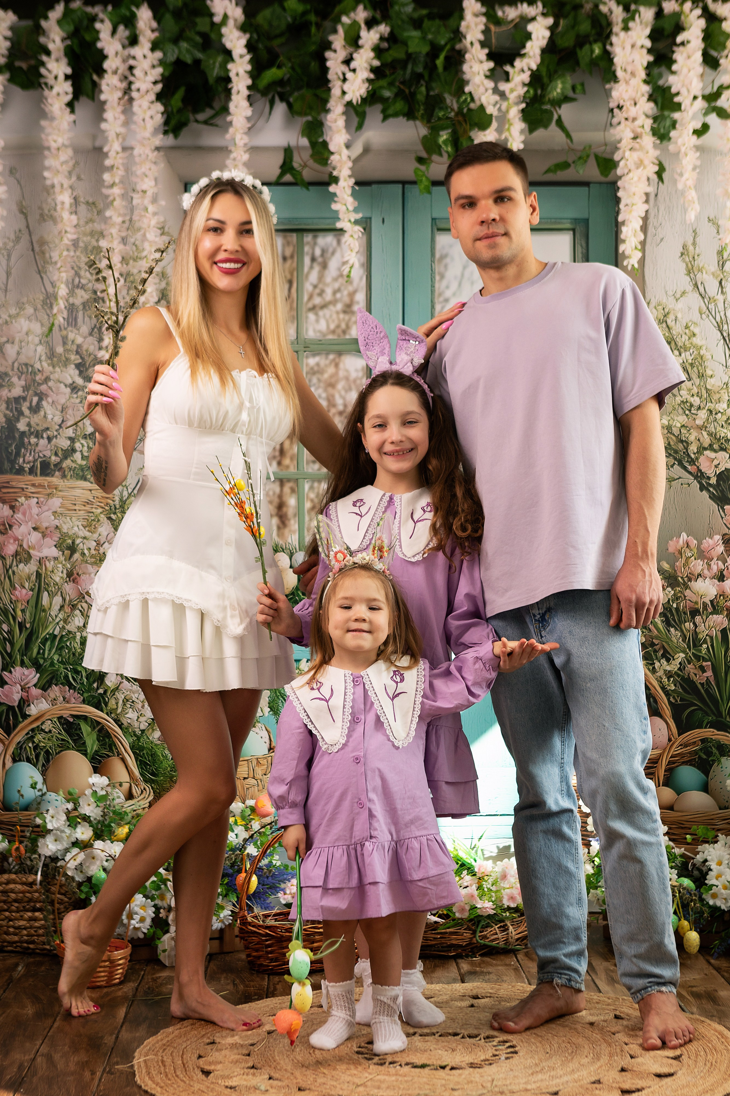 Фотопроект Пасхальный с кроликами. ФОТОГРАФ НА ГОДИК, БЕРЕМЕННОСТИ, НОВОРОЖДЕННЫХ, КРЕЩЕНИЯ МОСКВА