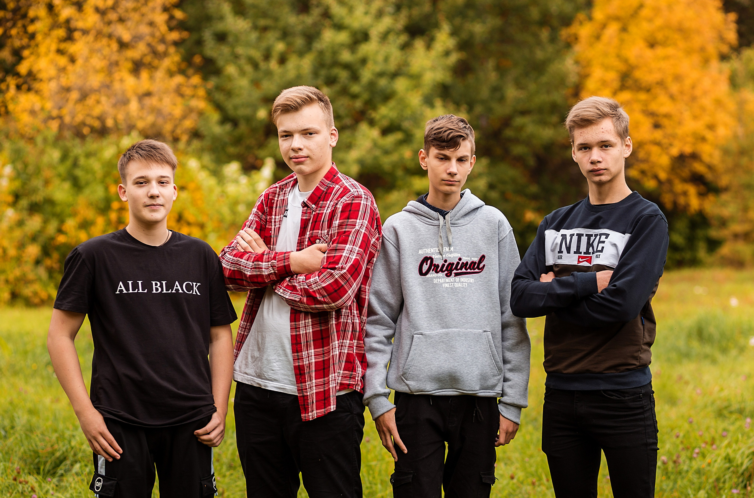 Съёмка в парке. Выпускные альбомы «Эврика» в Нижнем Новгороде