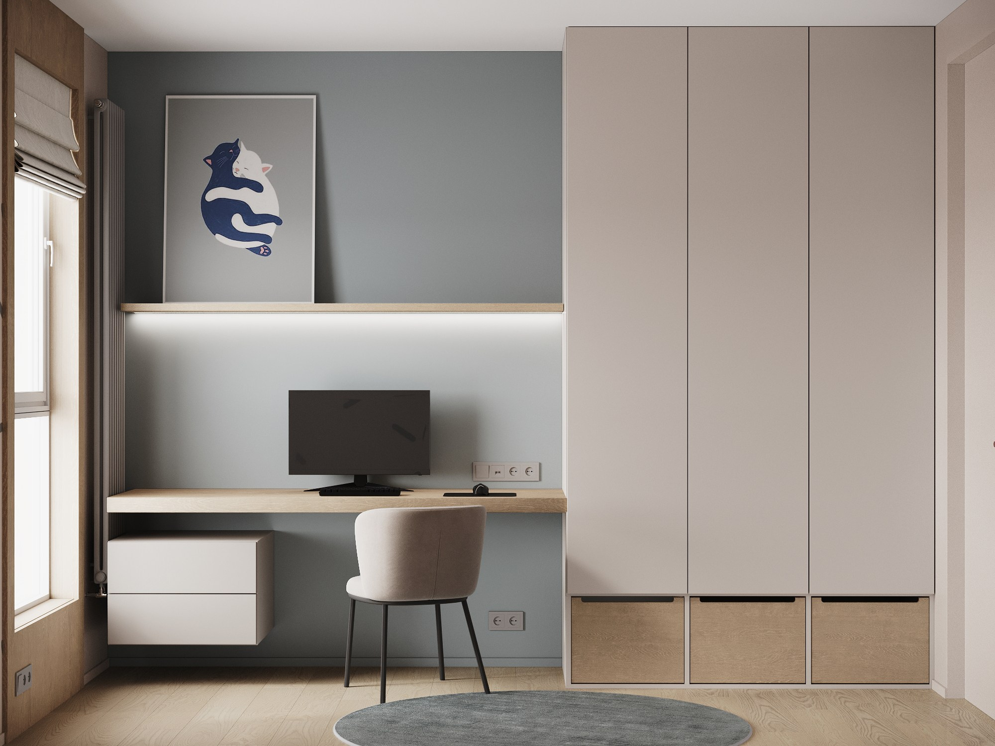 Aleje Praskie. MIRRO STUDIO Дизайн интерьера и реализация под ключ Варшава