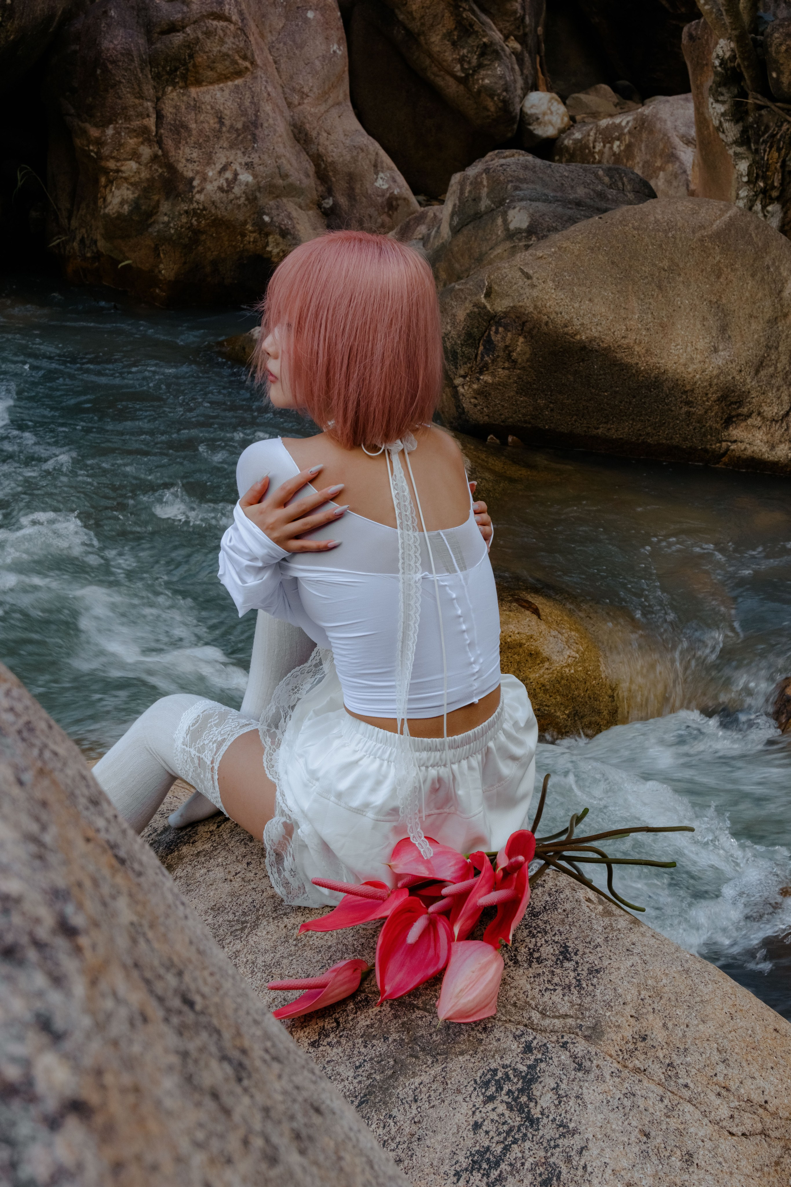 Location "Ba Ho Waterfall". Portrait photographer Nha Trang | Julia Meshanina