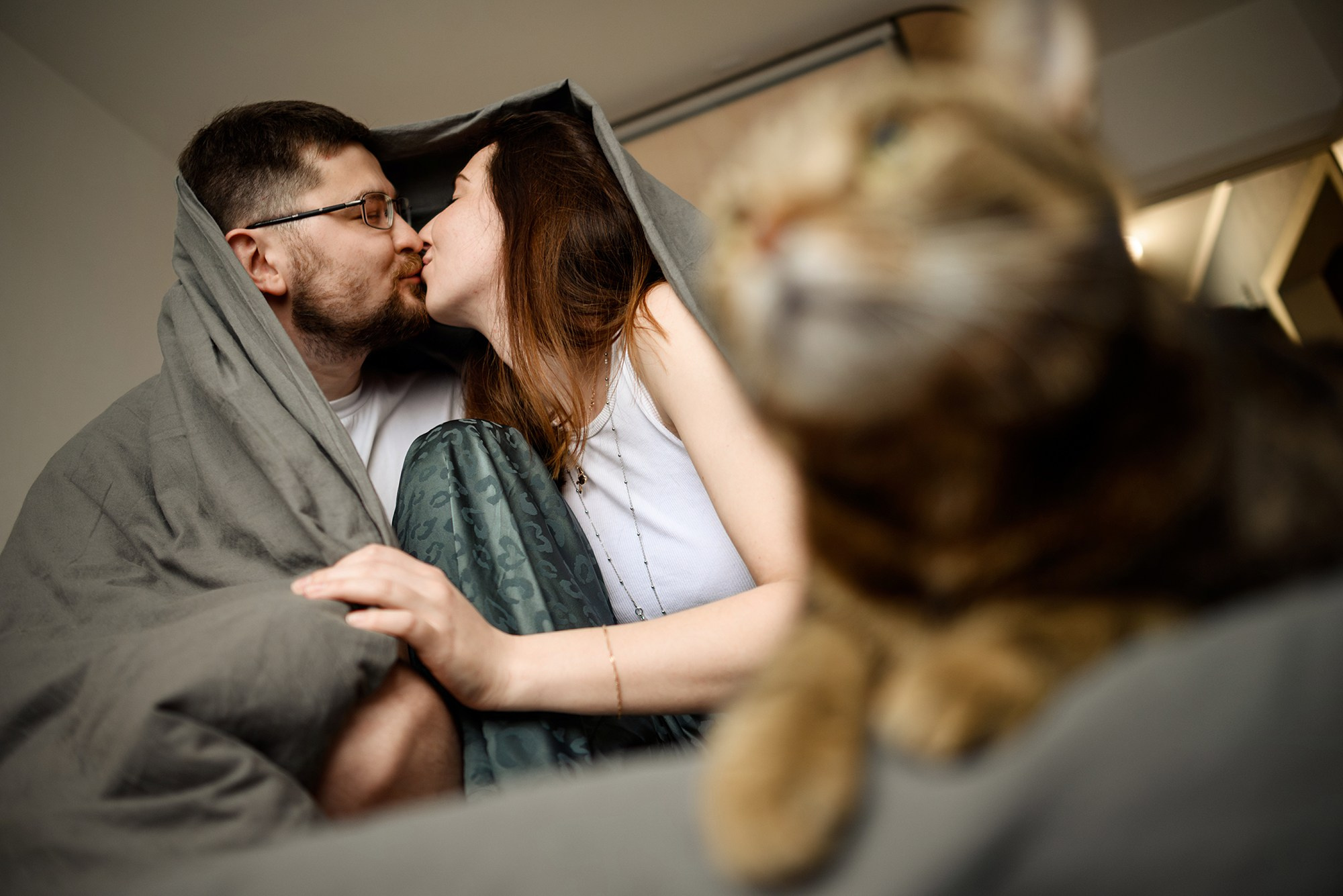 Домашняя фотосессия Люба и Рома. Константин Солодянкин — свадебный и репортажный фотограф в Екатеринбурге и Верхней Пышме