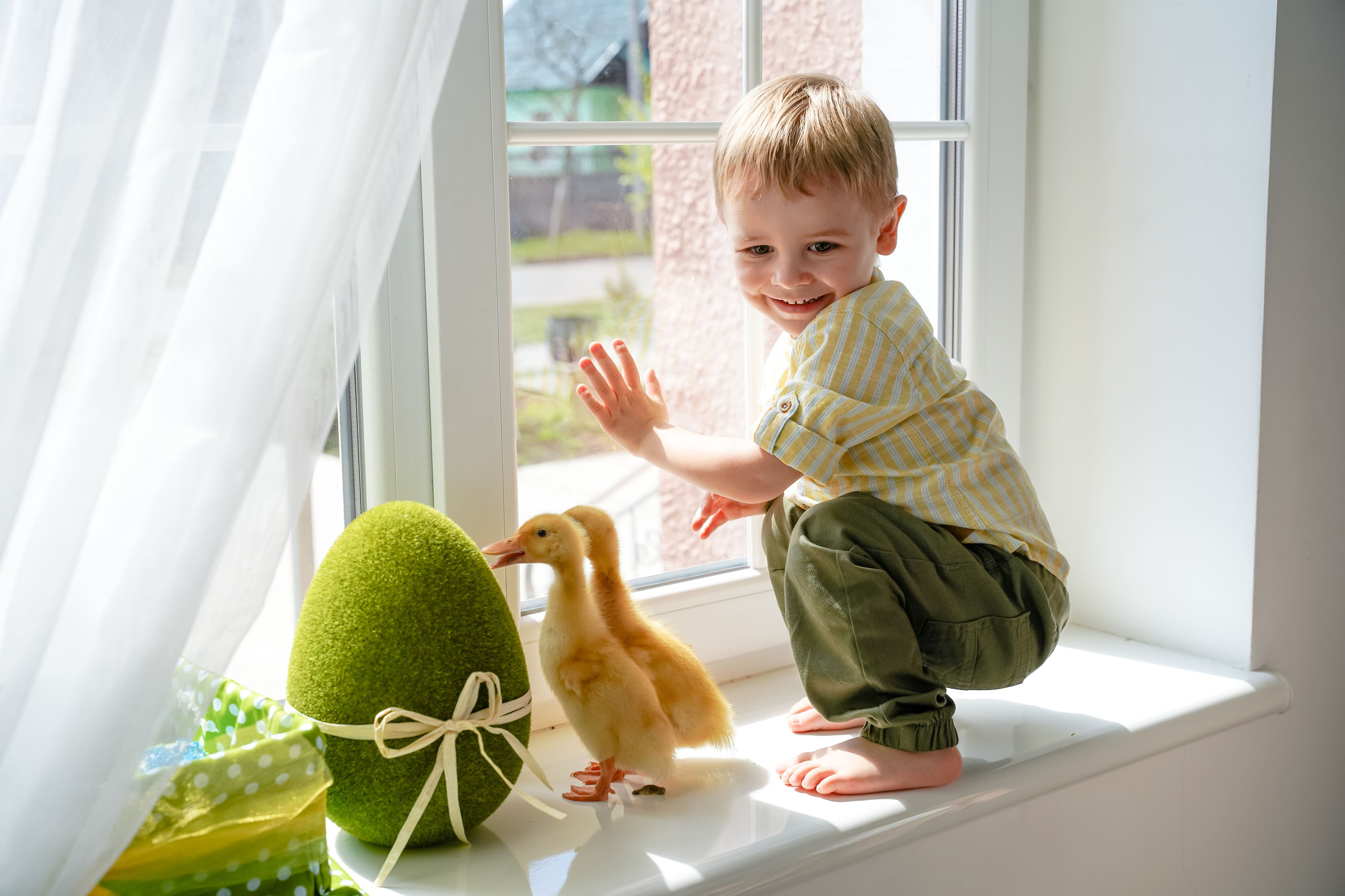 ПРОЕКТ «ПАСХАЛЬНЫЙ» С УТЯТАМИ. Фотограф в Ялте Инна Найден. Детский и семейный фотограф