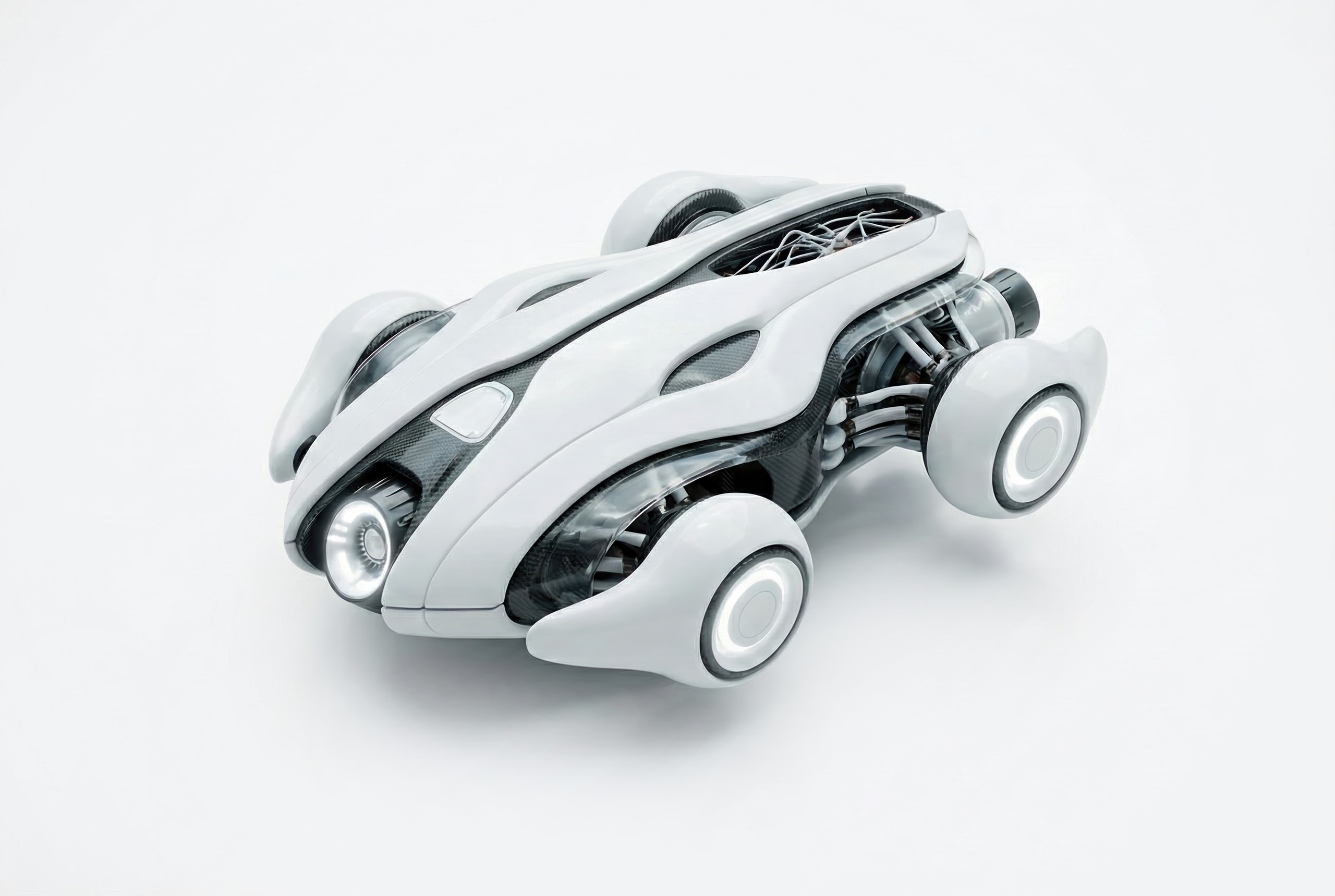 Рекламный концепт: робот-пылесос. Фотохудожник Наталия Кирсанова