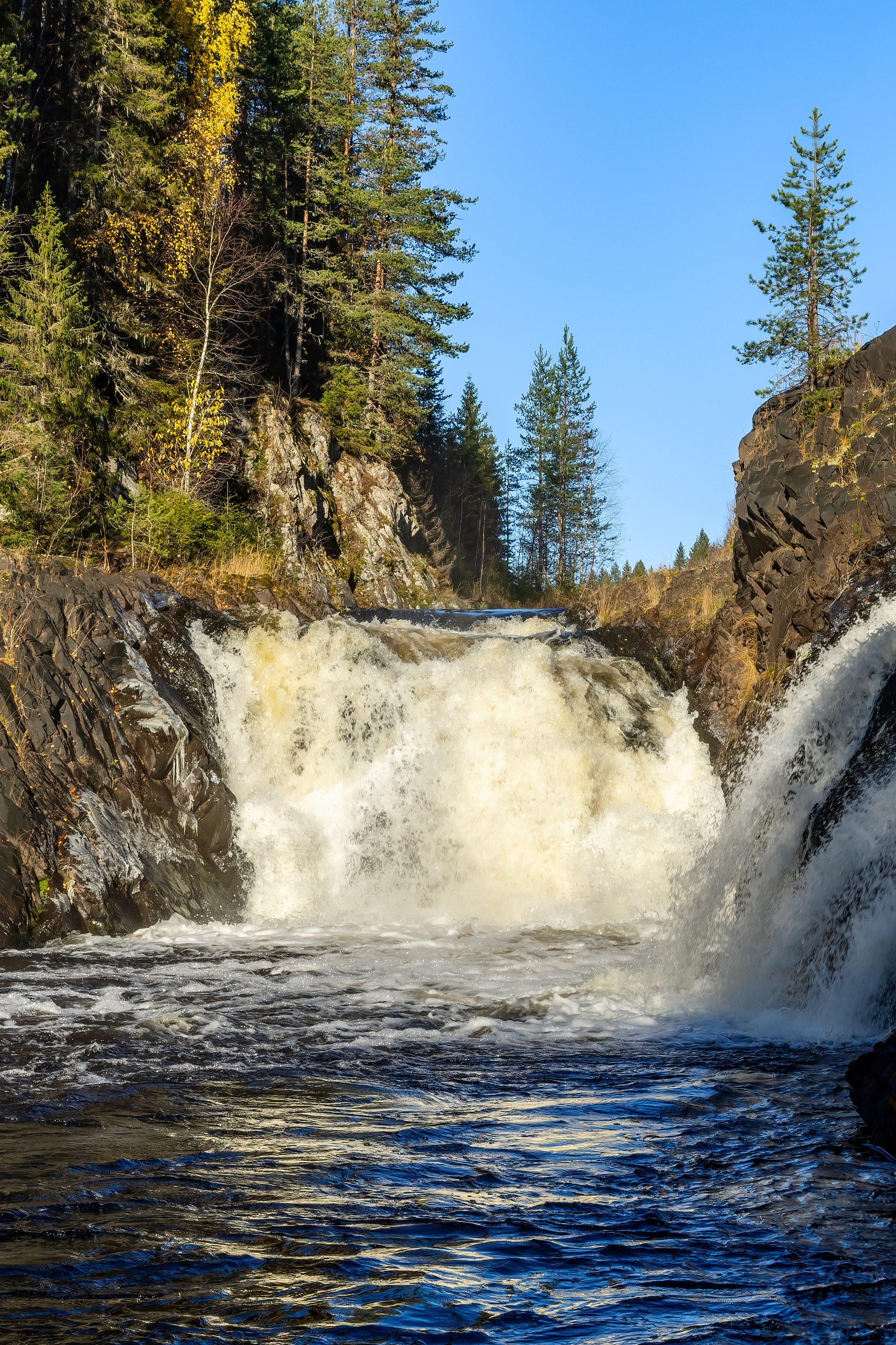 Водопад КИВАЧ. Аэросъемка. Фото и Видео в Карелии. Алексей Фрилунд