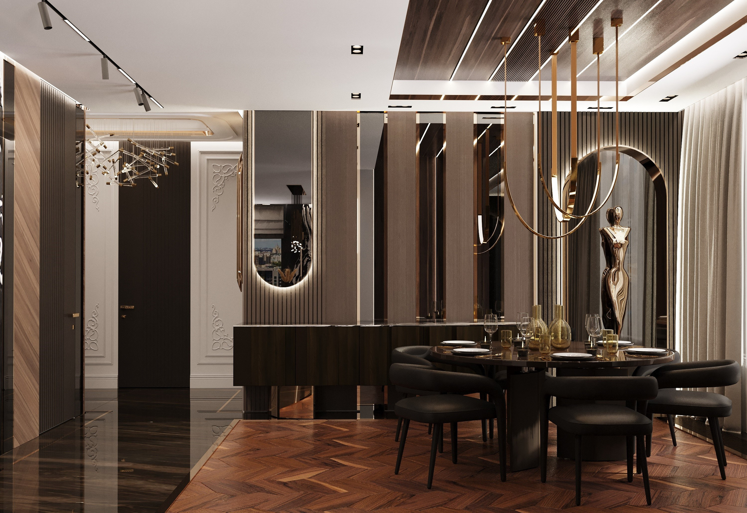 ЖК «ХЕДЛАЙНЕР» г. Москва. Modern Muf студия дизайна интерьера