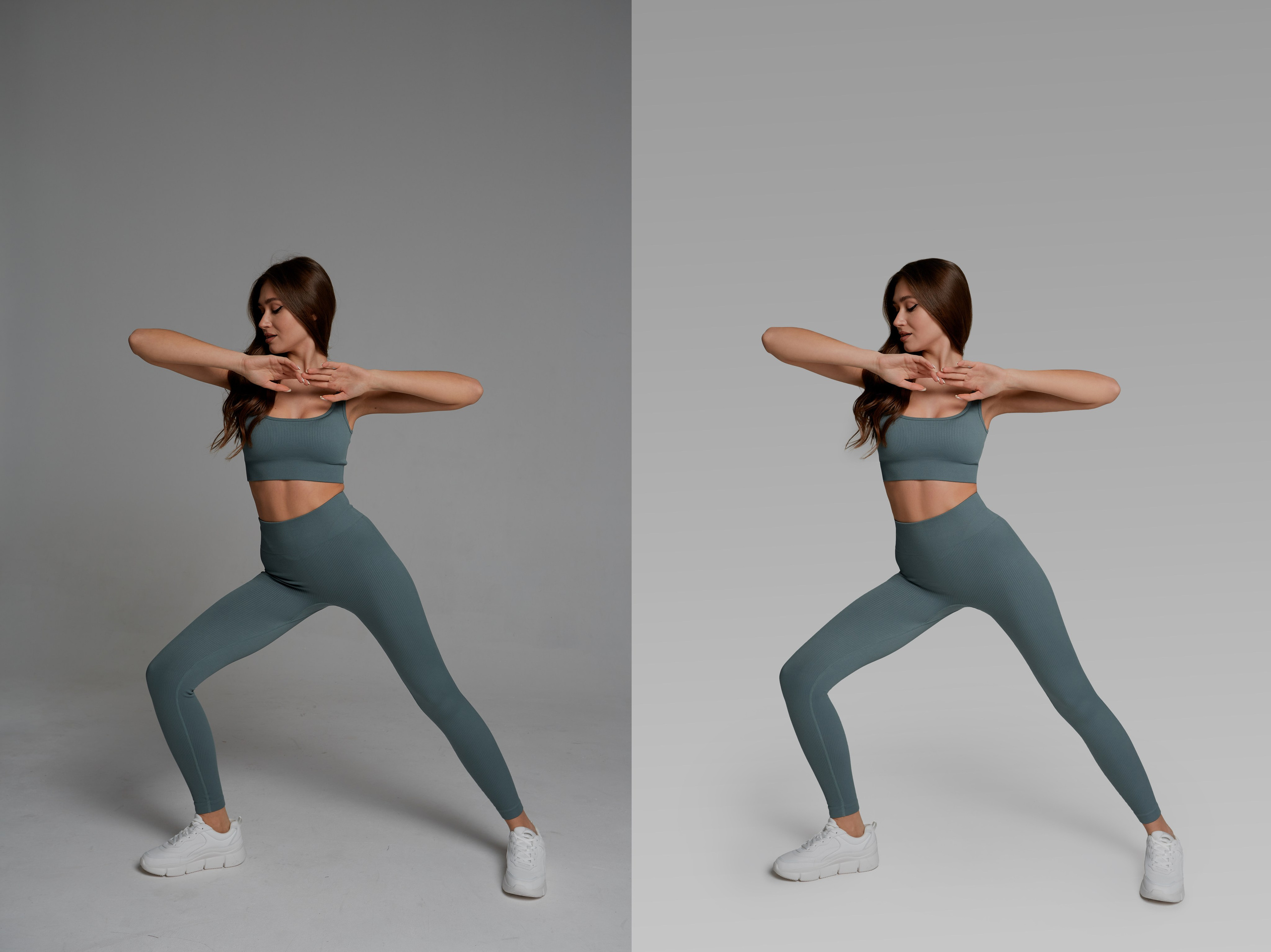 Ретушь портретов для рекламы спортивной одежды — динамика и стиль! | Студия SVITHART