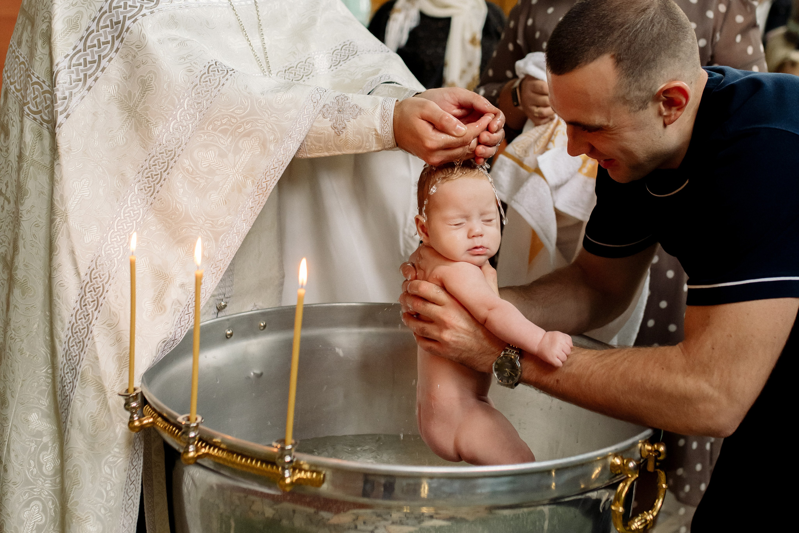 Крещение Агаты. Фотограф Мария Стрелкова