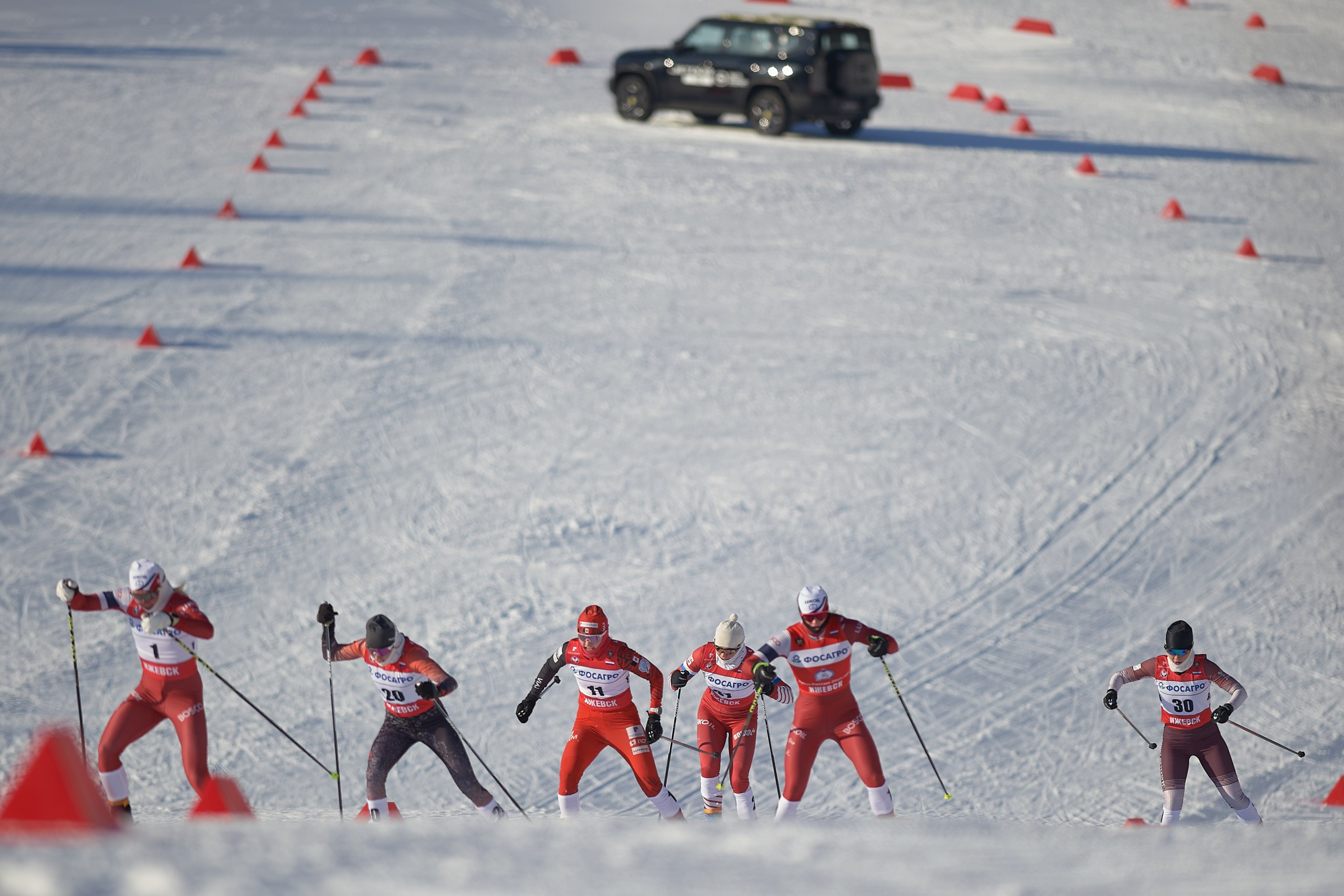 VI этап ФосАгро Кубка России по лыжным гонкам. Спринт. Ижевск 25.01.2025. Спортивный репортажный фотограф в Ижевске Сергей Мерзляков