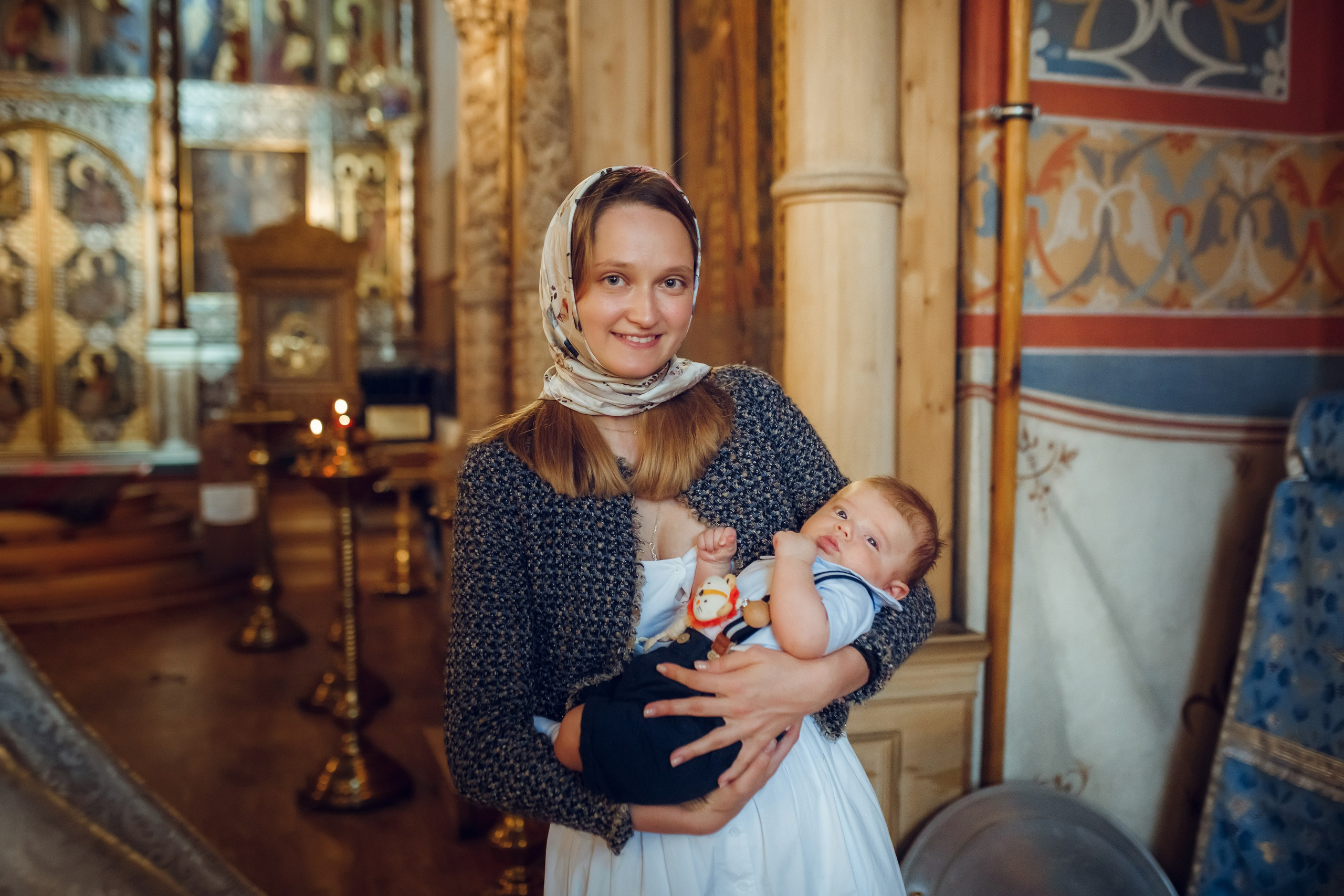 Крещение Арсения. Фотограф на Крещение, семейный фотограф в Москве