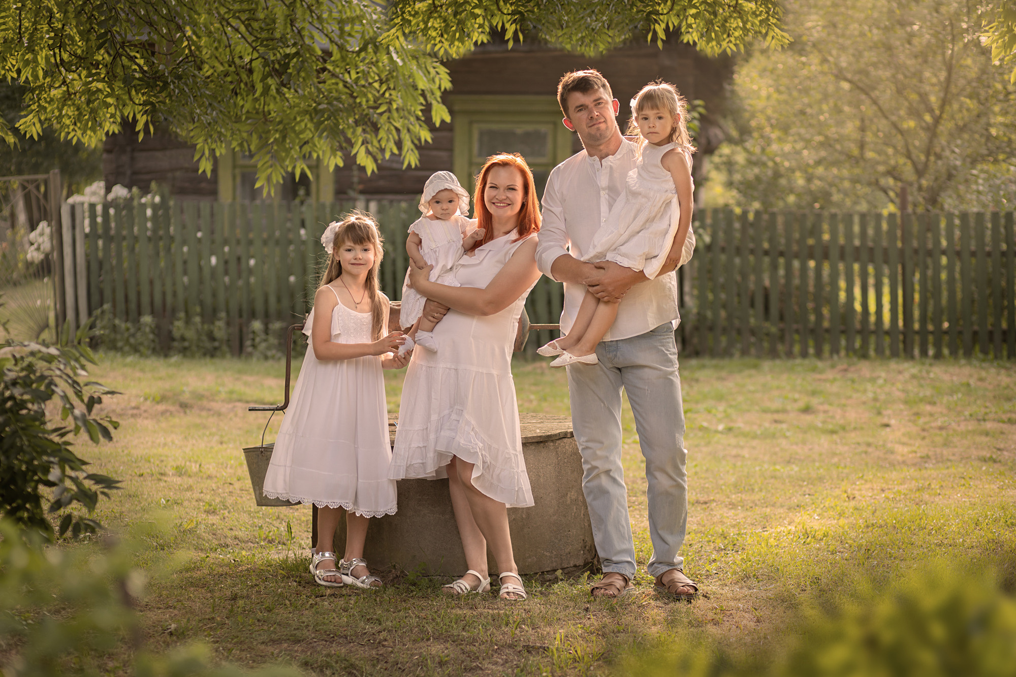 Елена+Алексей+девочки. Семейный и детский фотограф в Пинске Марина Русина