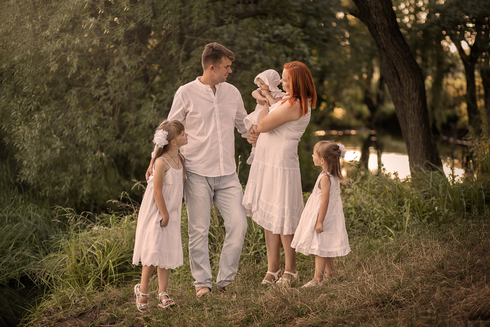 Елена+Алексей+девочки. Семейный и детский фотограф в Пинске Марина Русина