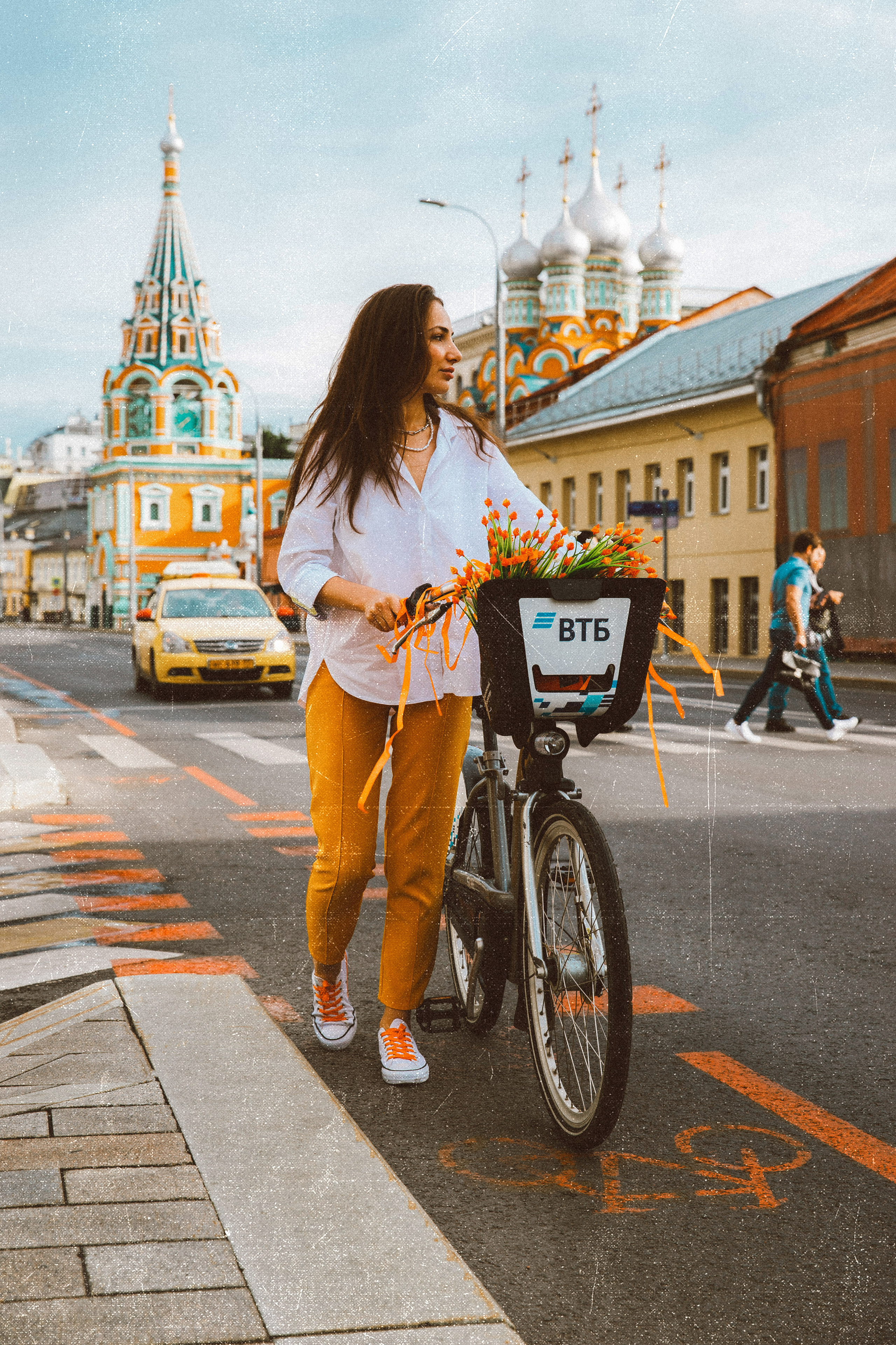 Велополосы ЦОДД. ФОТОГРАФ МОСКВА