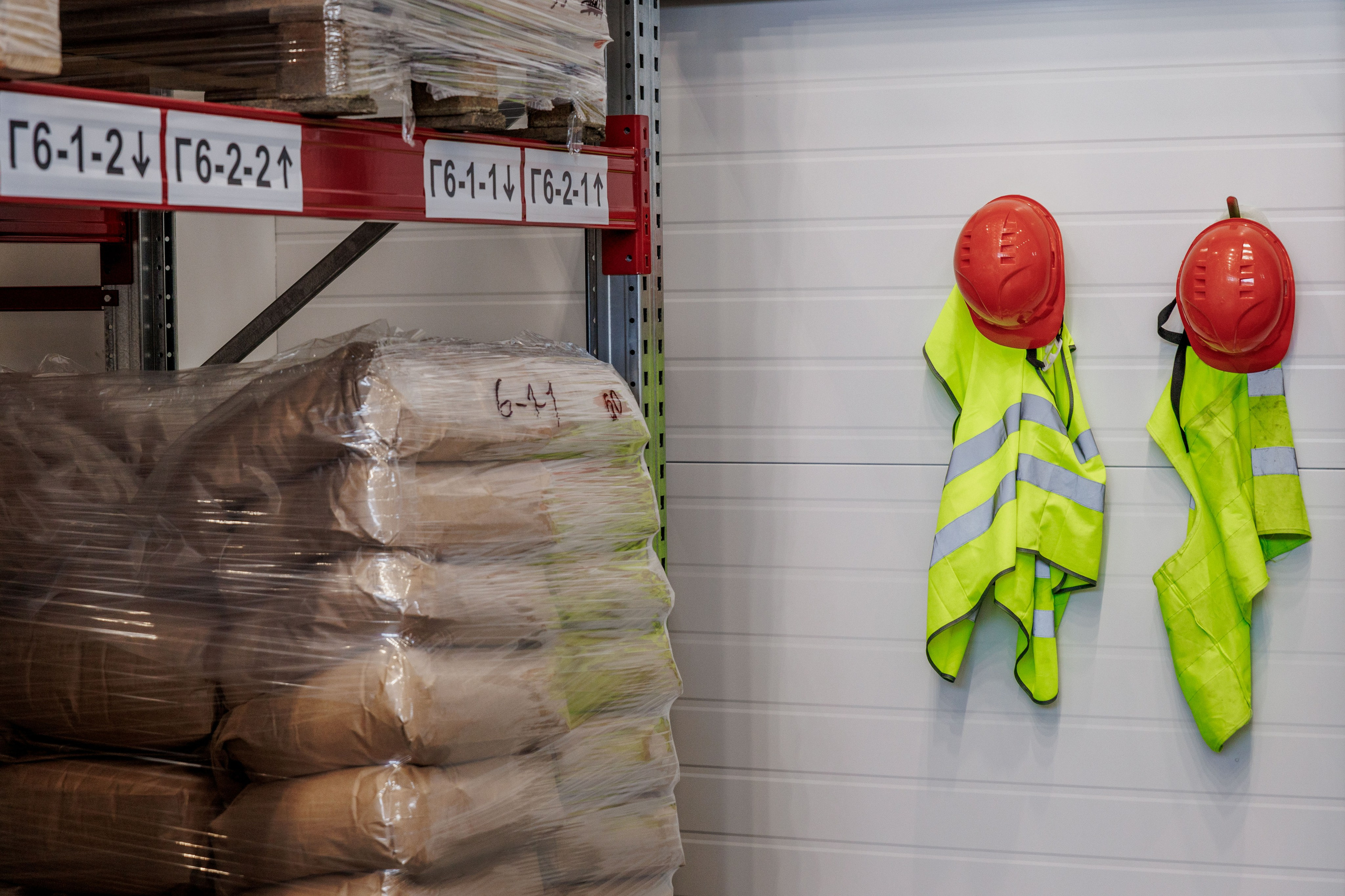 Склад готовой продукции пищевых добавок, производственная логистика