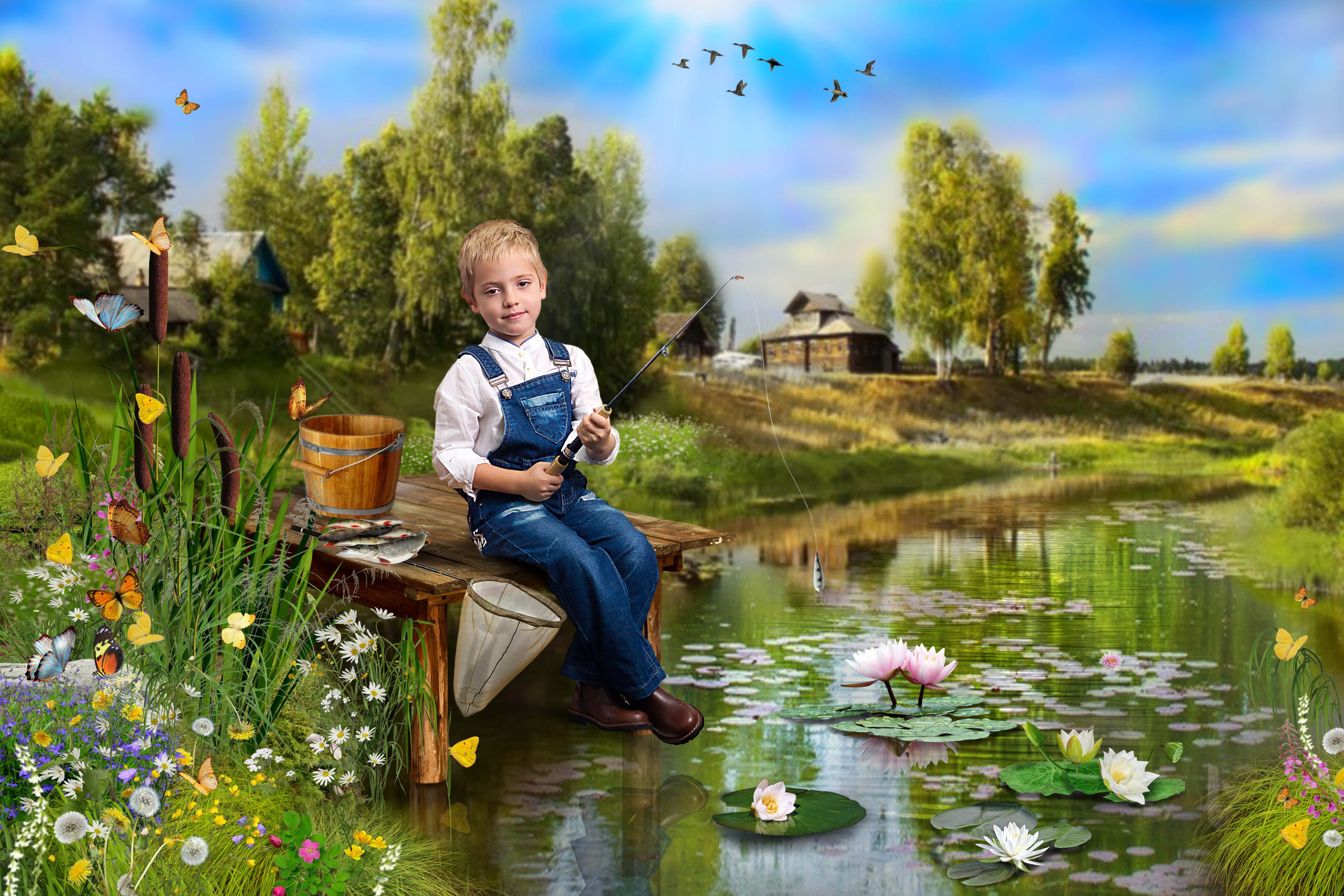 Рыбалка. Art photographer Nino