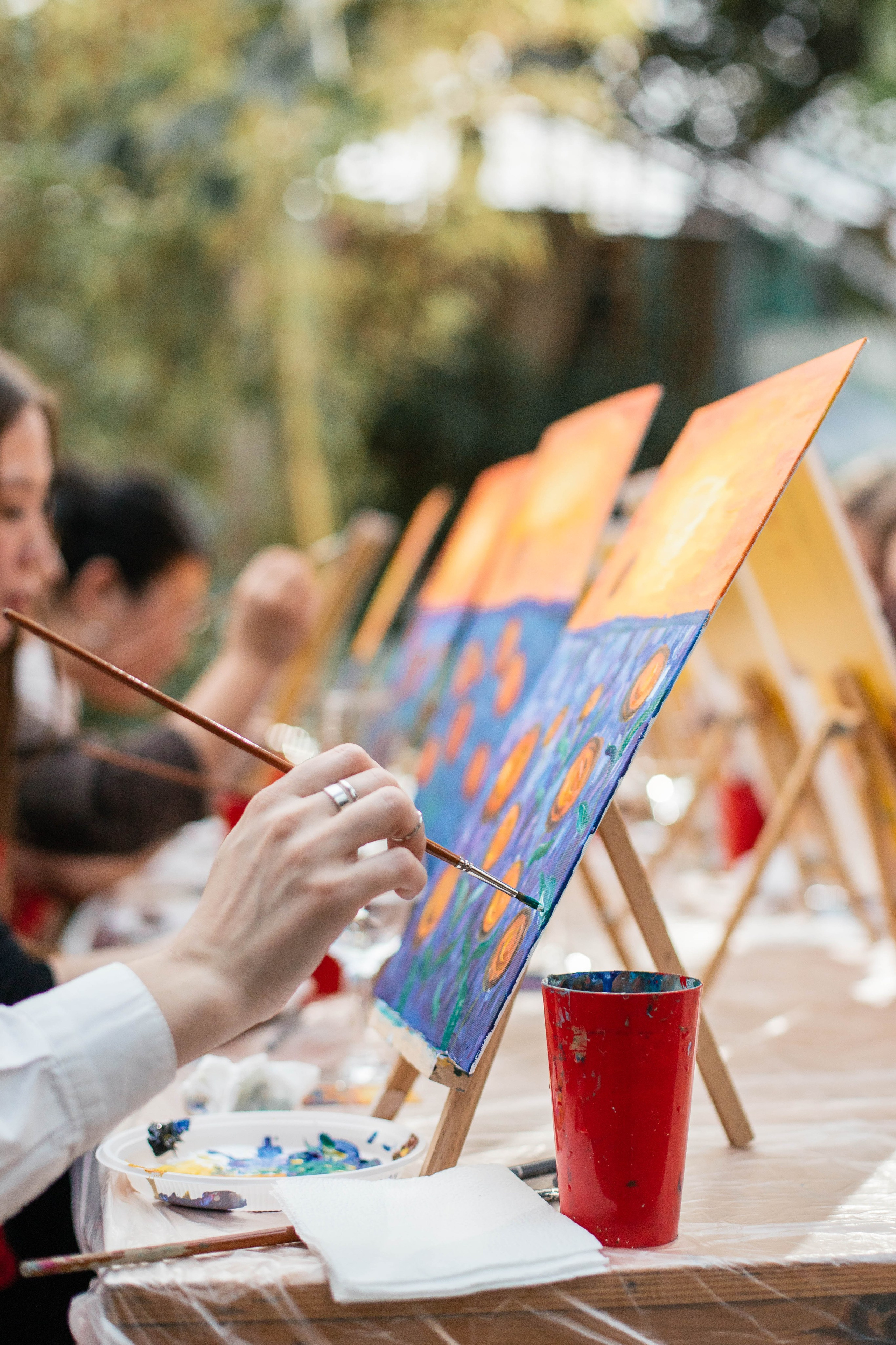 Без бокала нет Шагала. Искусство и вино в Ботаническом саду. Фотограф Анна Чернигова