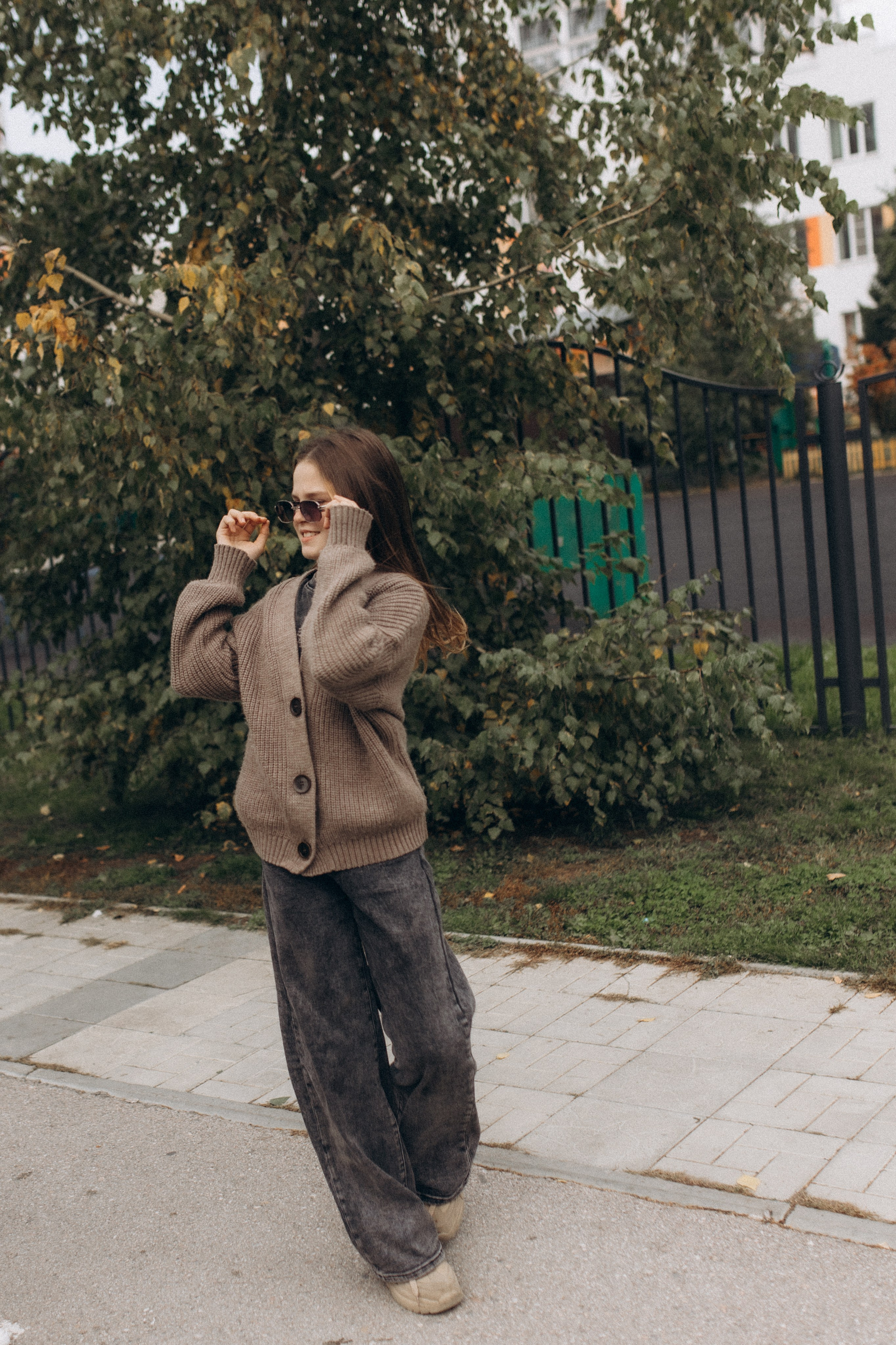 Прогулка по городу, осень. Семейный фотограф lifestyle в Новосибирске Елена Шпилевая