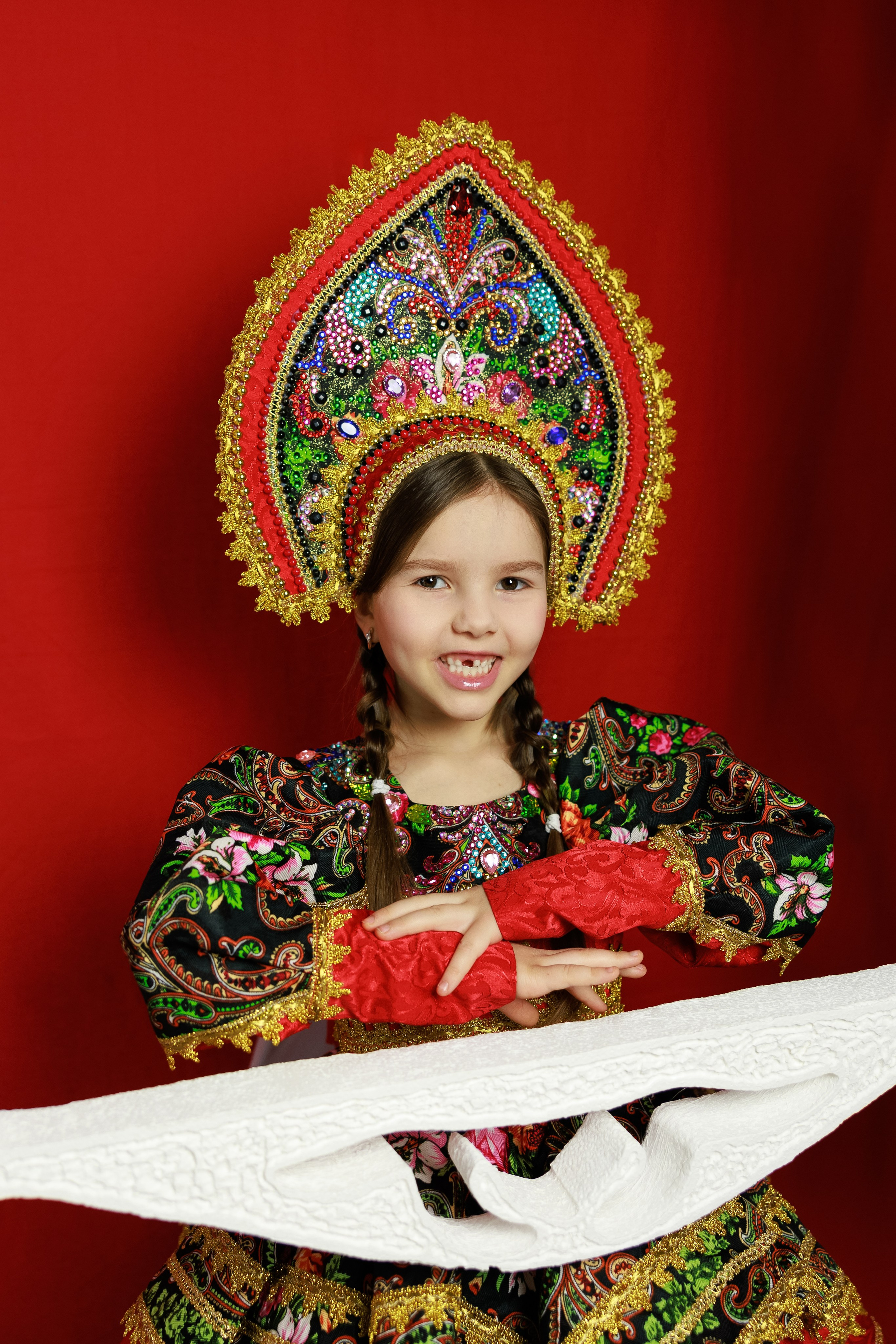 Съемка в русском костюме