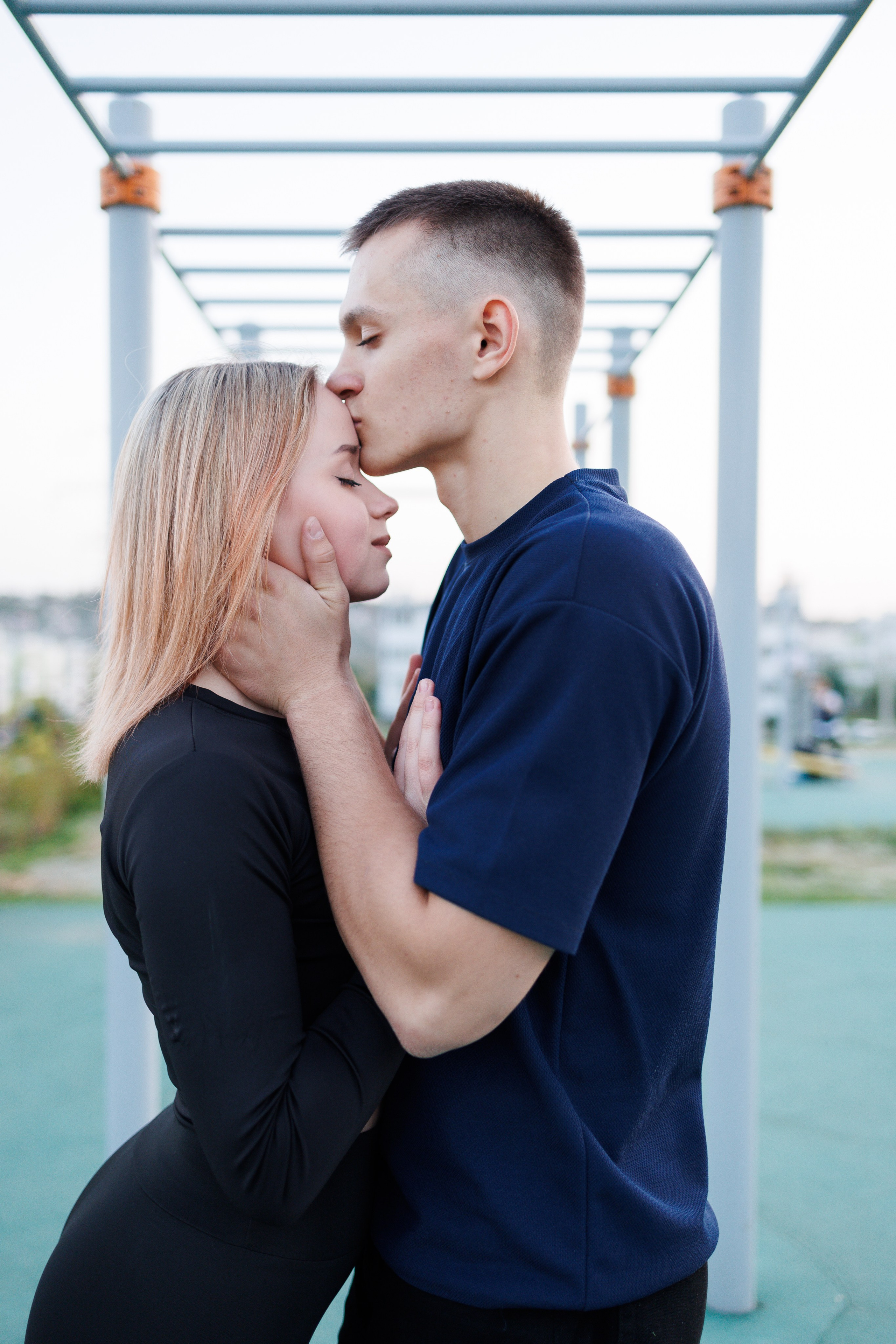 На спорт площадке (Настя+Игорь). Photograph Svetlana Volkova