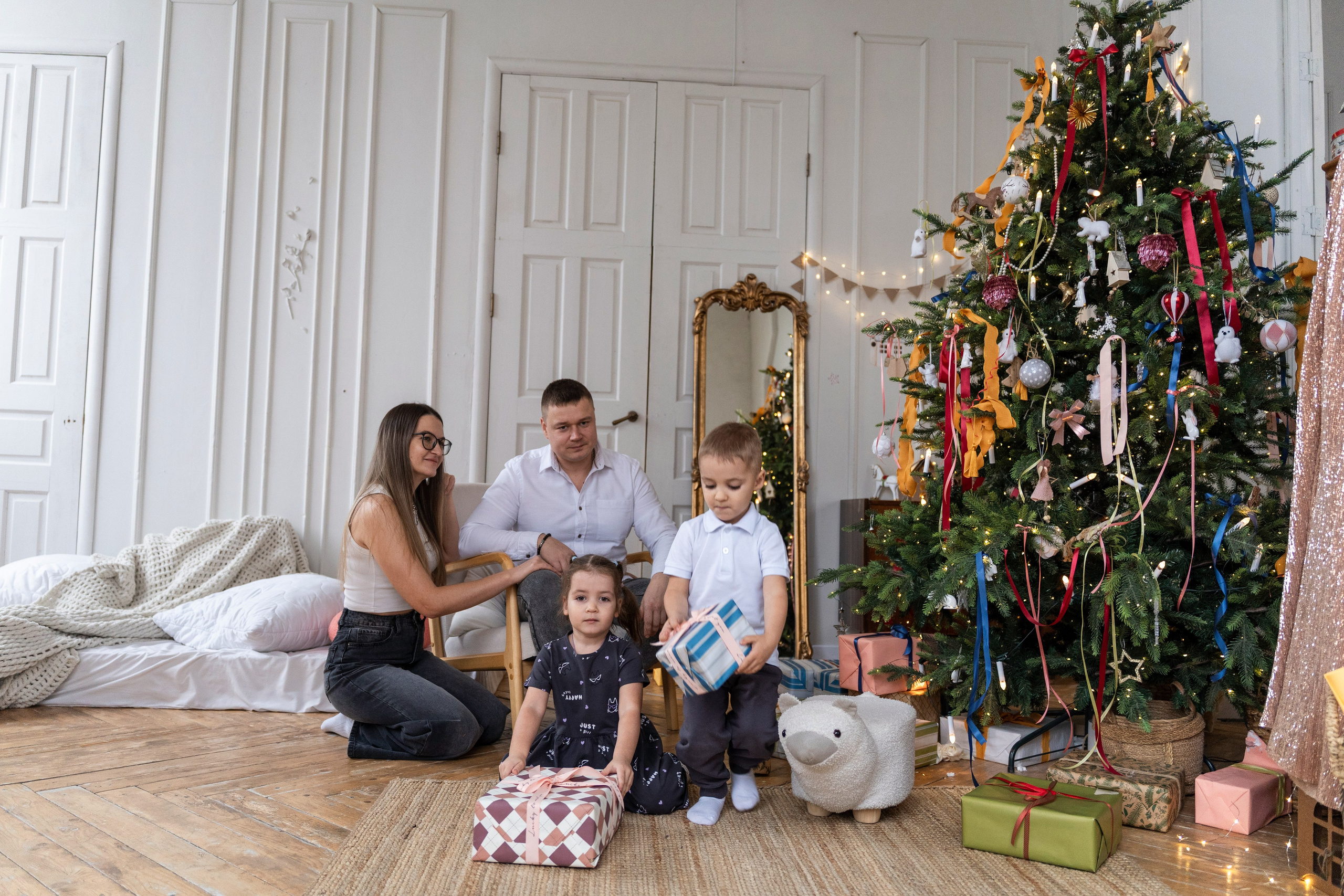 Семейная фотосессия Новогодняя (Карина). Норина Анна, фотограф в Самаре, НЕЙРОфото по всему миру. Создаю кадры которые цепляют за душу