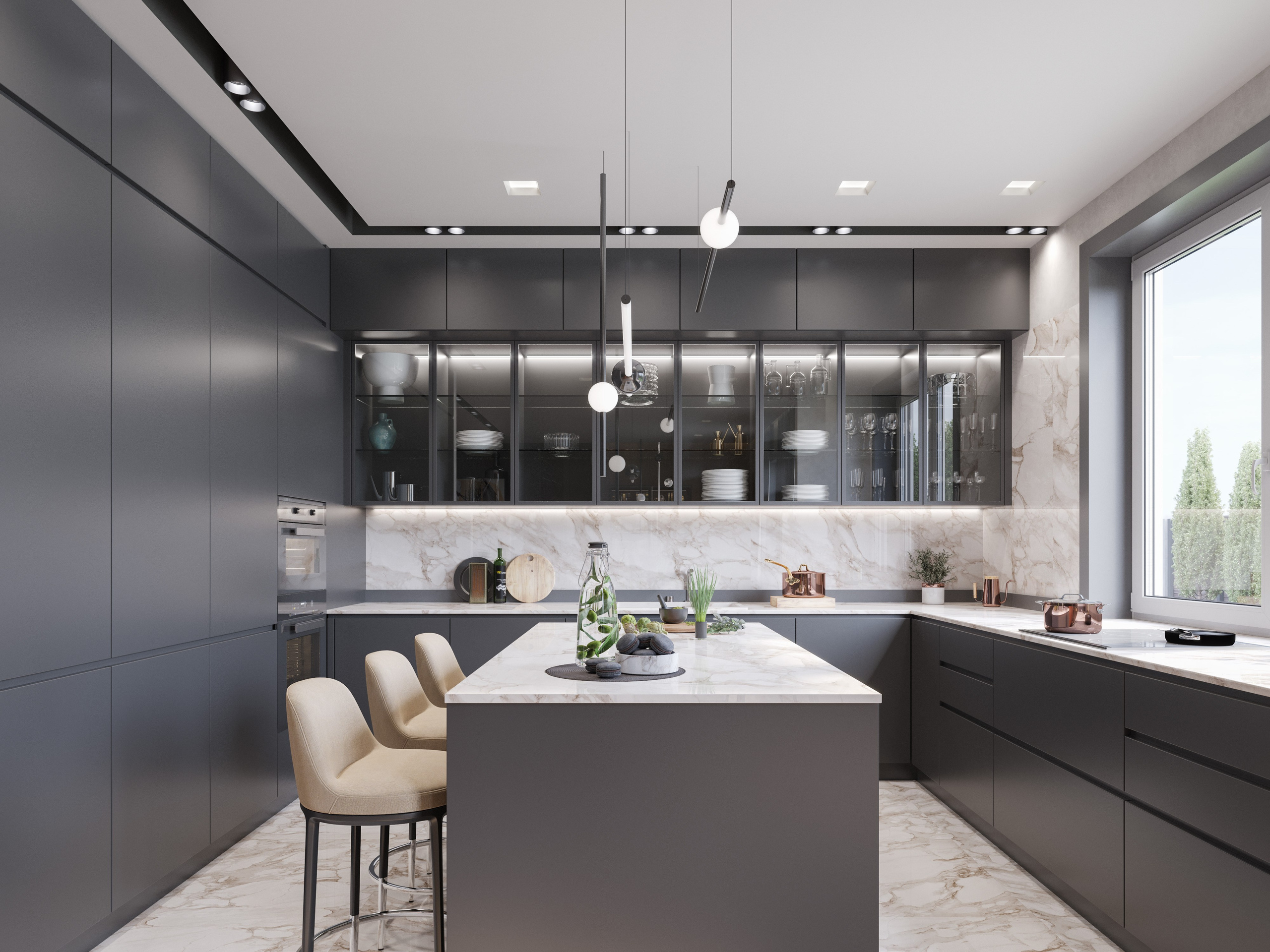 Проект Загородного Дома с 5 Детскими Комнатами | 3D Визуализация Современного Интерьера. Визуализатор интерьера в Москве | Брагин Кирилл