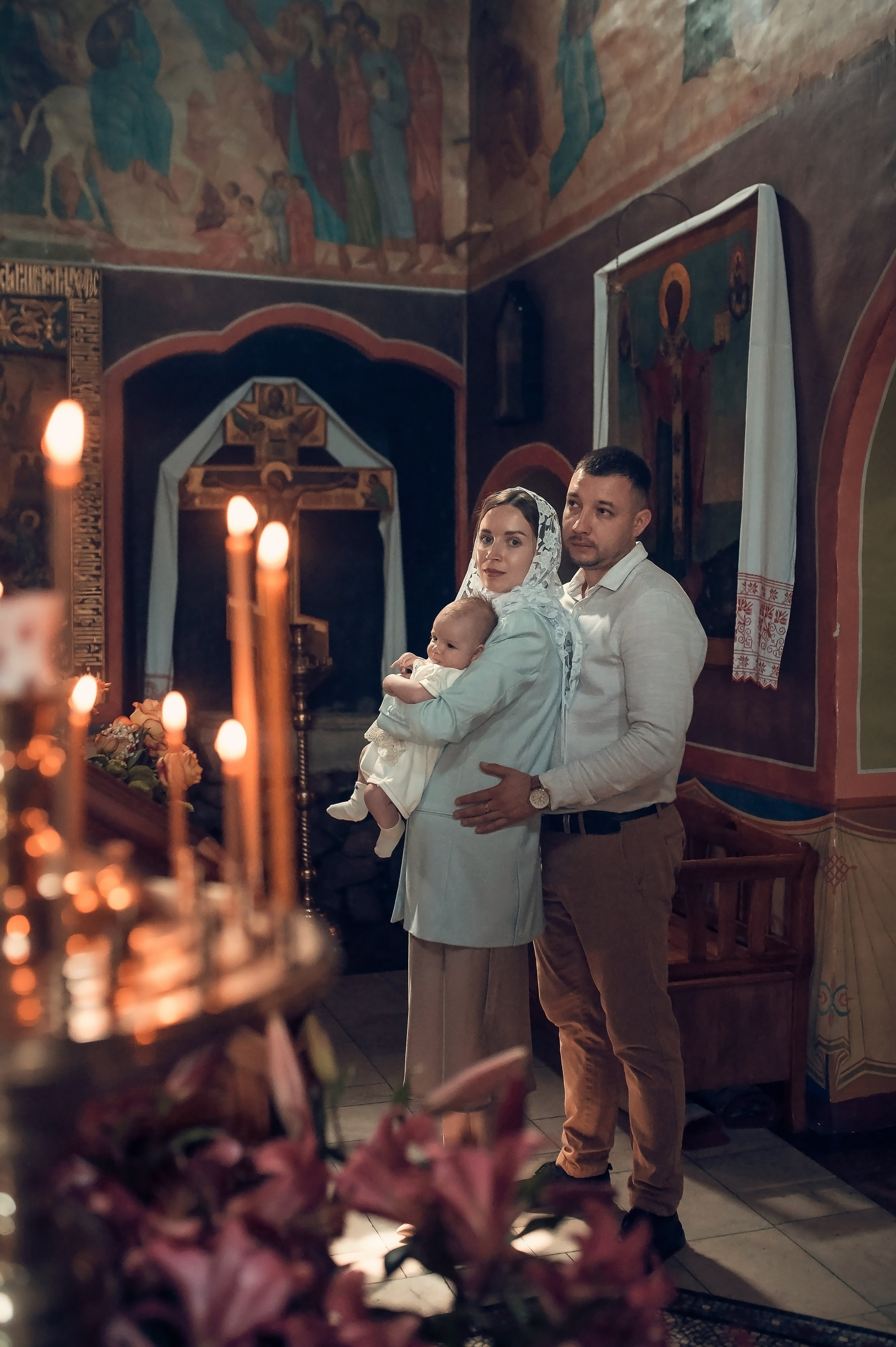 Таинство Крещения Спасо-Преображенский храм. Семейный фотограф Олеся Батурина Рязань