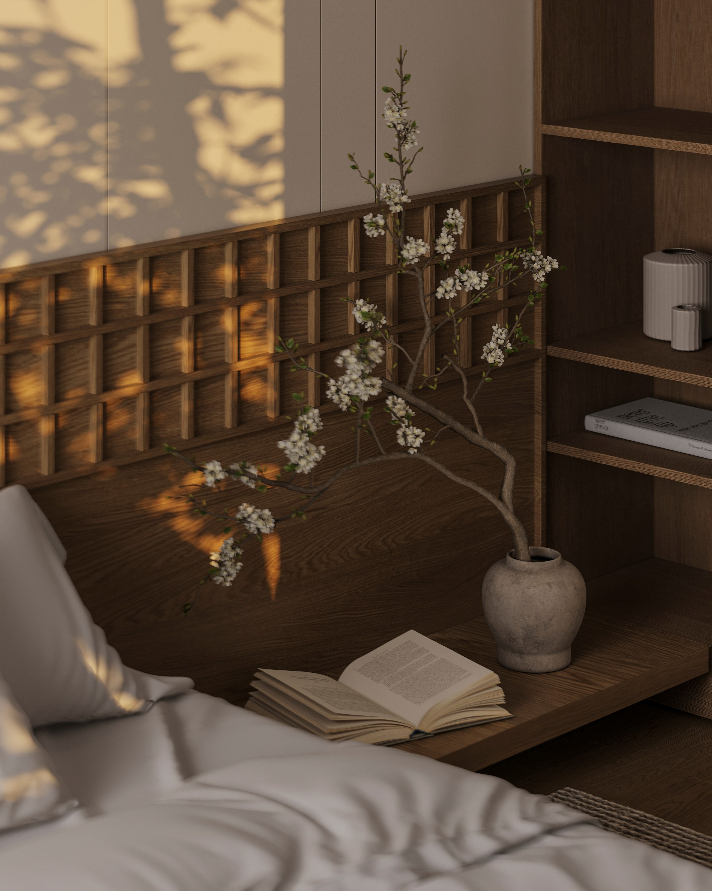 JAPANDI HAVEN | CONCEPTUAL PROJECT. Interior Visualization by Valerie Stetyukevich