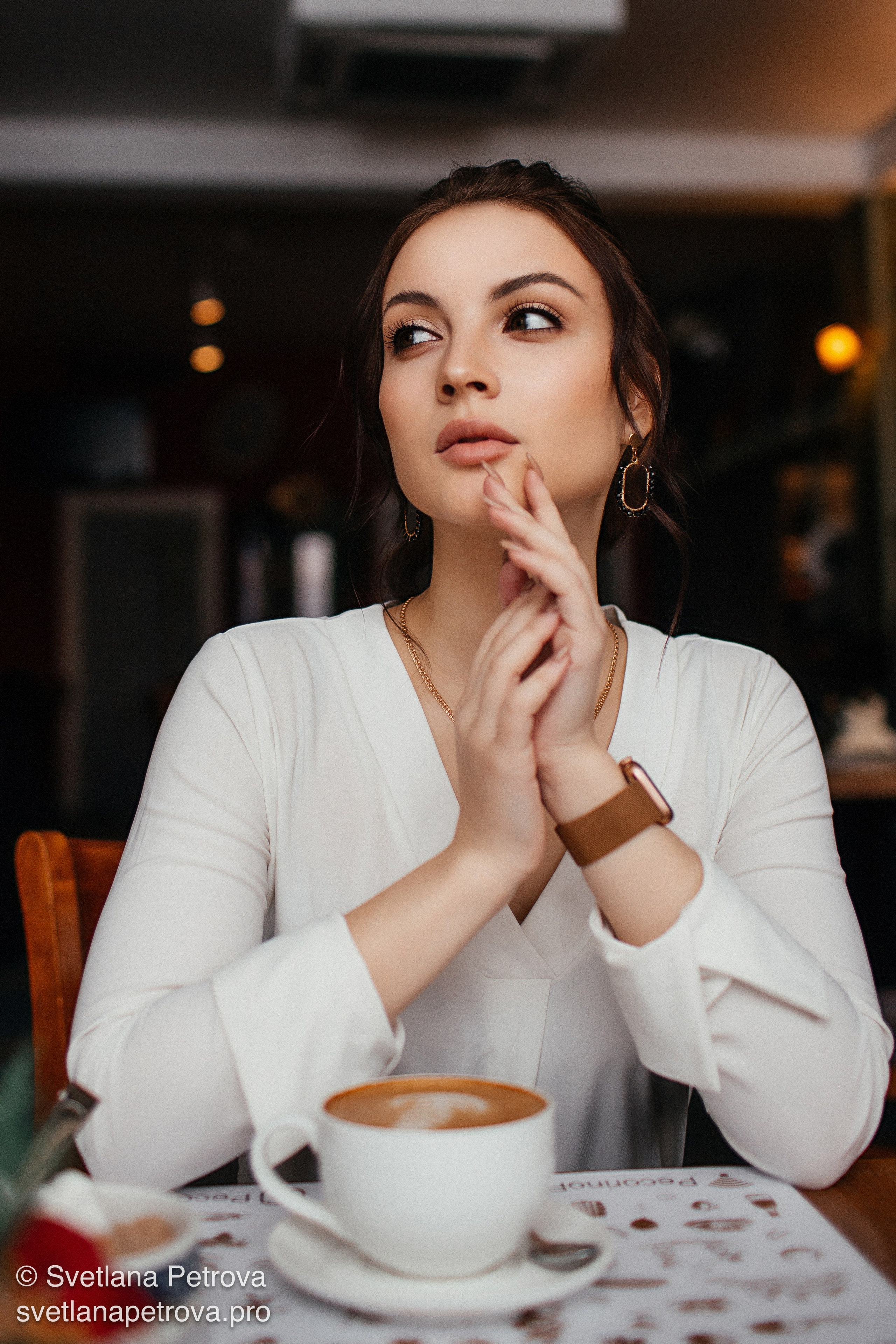 Индивидуальная съёмка в кафе. Зима 2021. Фотограф Светлана Петрова