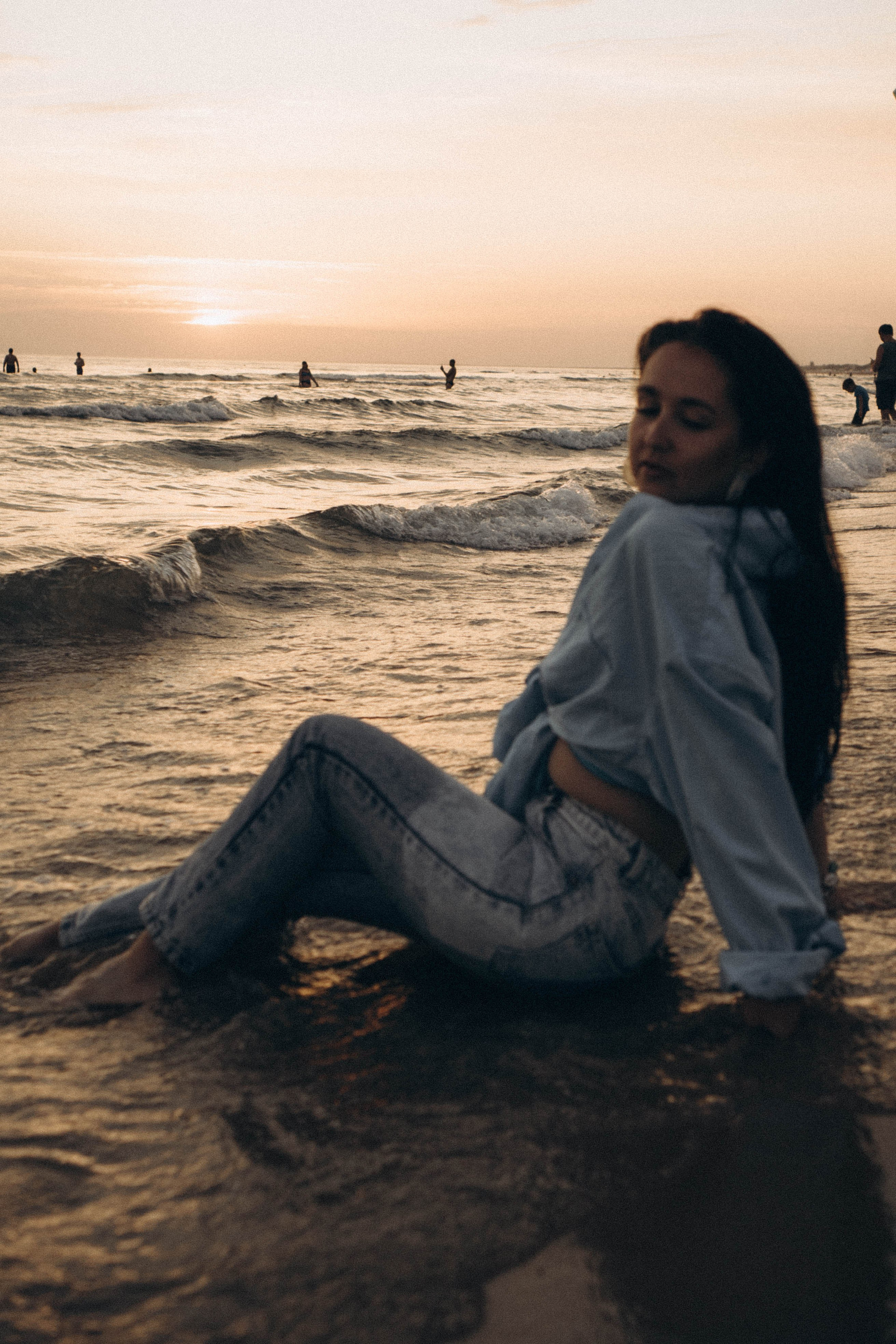 Июльский вечер на берегу черного моря. Профессиональный фотограф, Санкт-Петербург — Виктория Богомолова