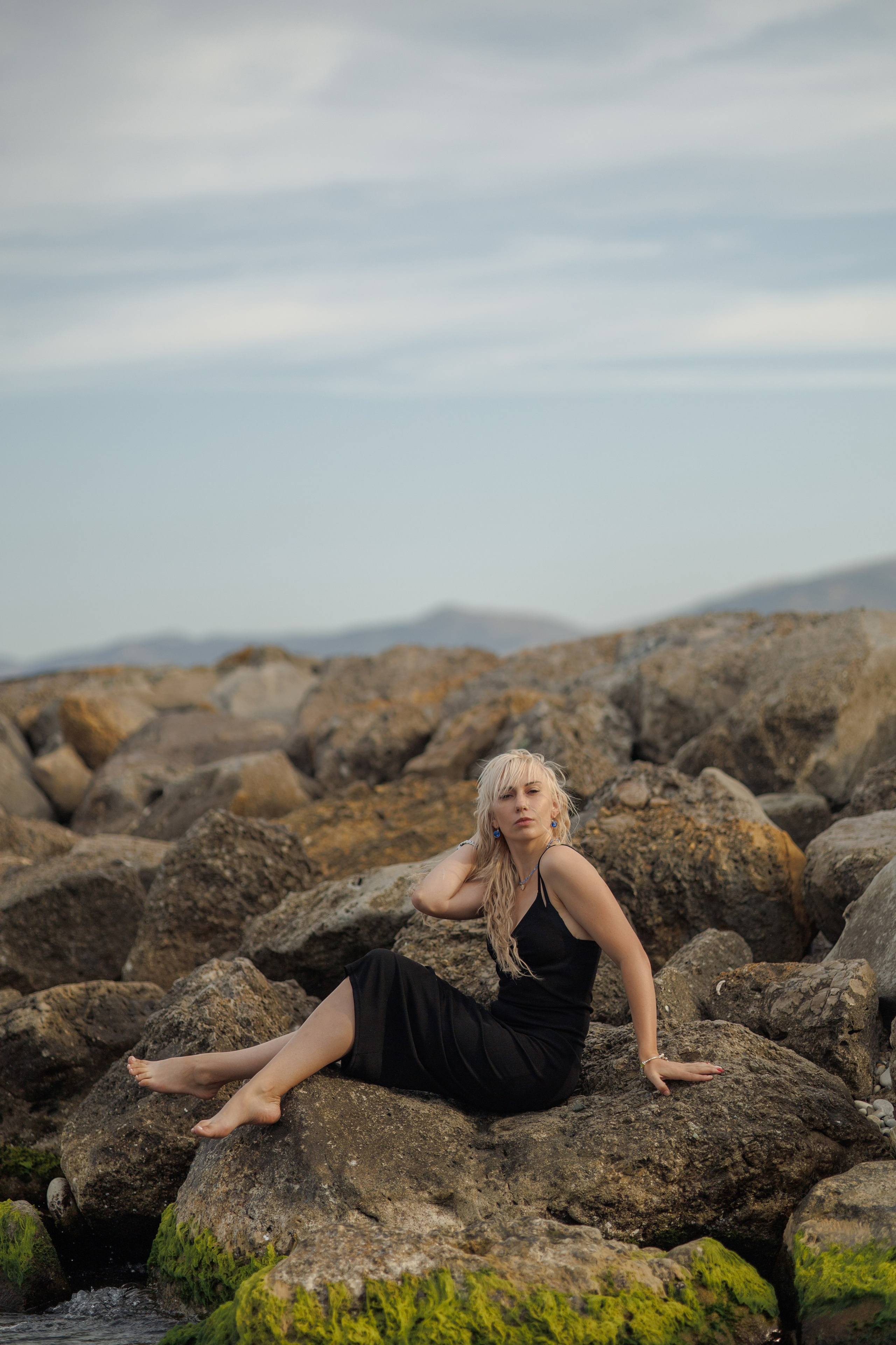 Ветреный рассвет на пляже Метрополь. Семейный и портретный фотограф в Геленджике Любовь Бодрова